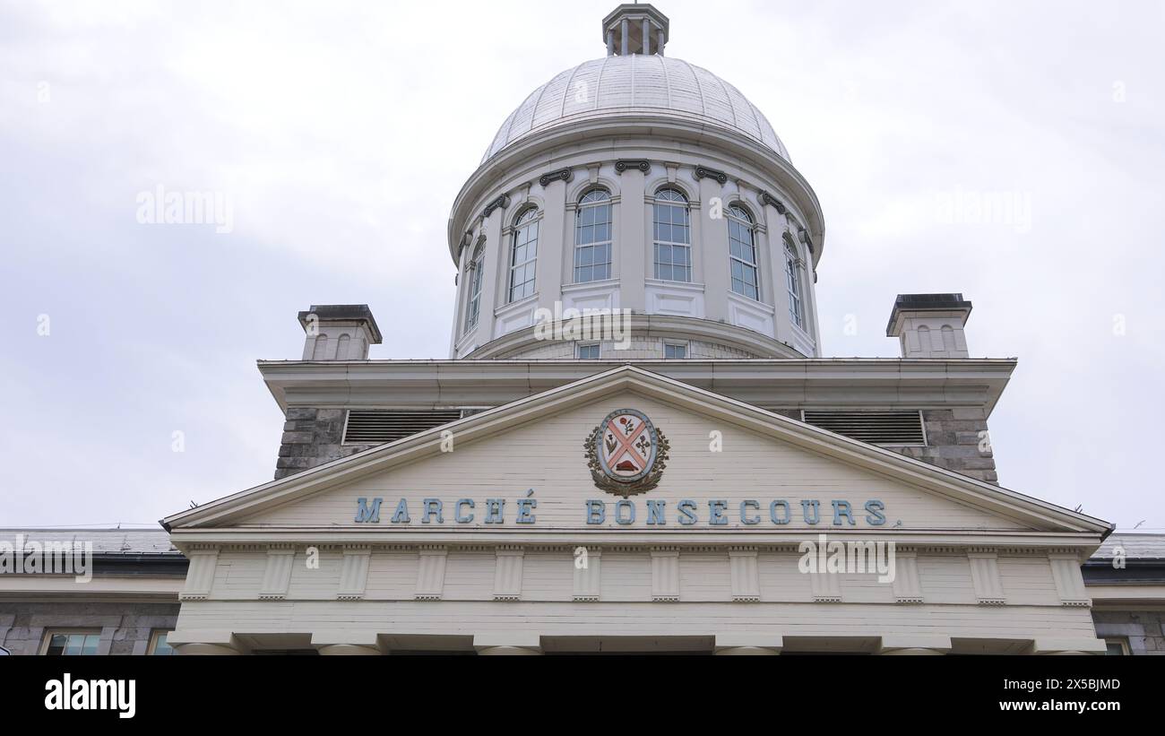 Bonsecours Shopping Mall im historischen Viertel von Montreal Kanada - MONTREAL, KANADA - 20. APRIL 2024 Stockfoto