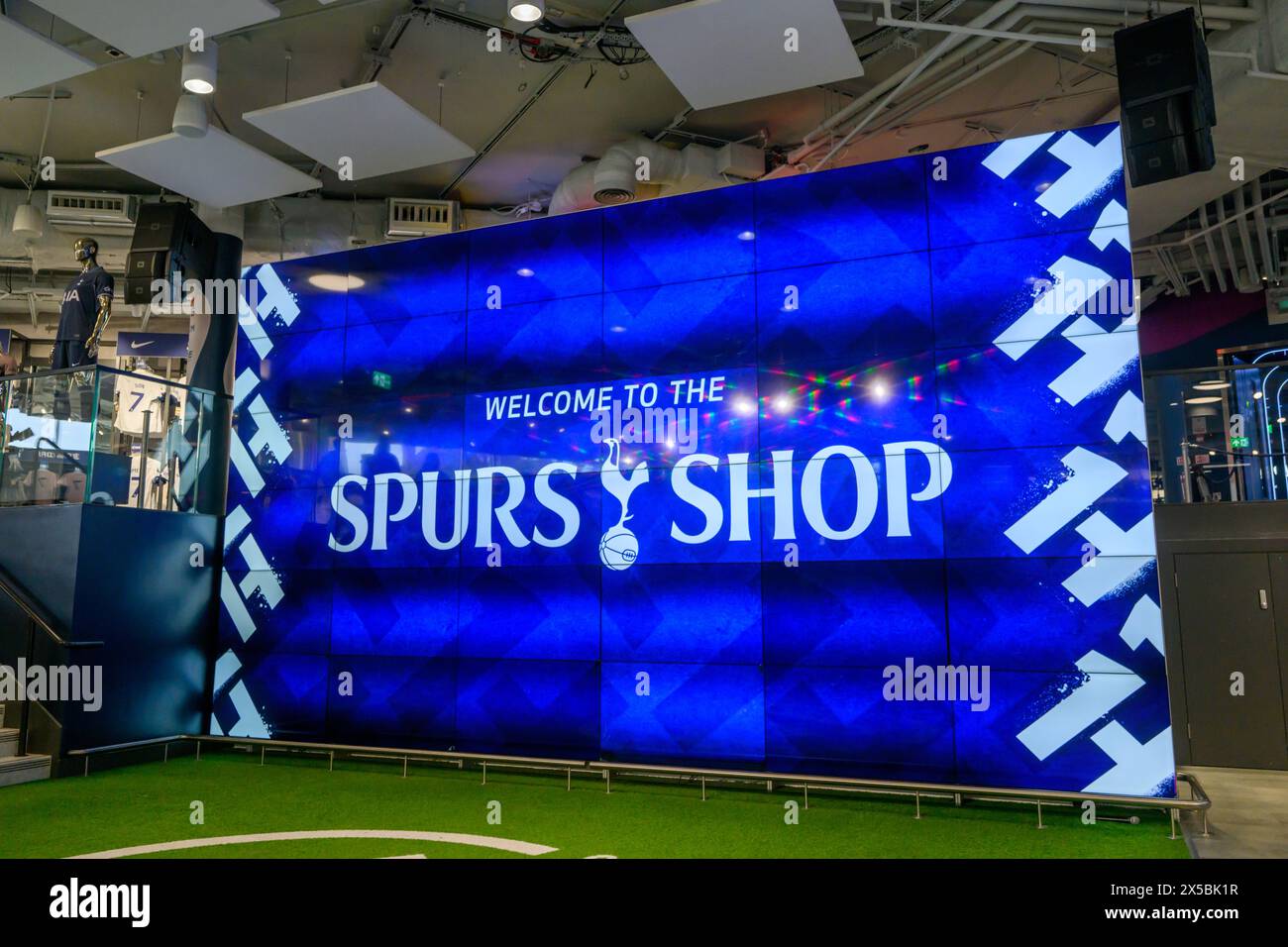 Tottenham Hotspur Football Club Stadion - Stadionführung Begrüßungsbereich Stockfoto