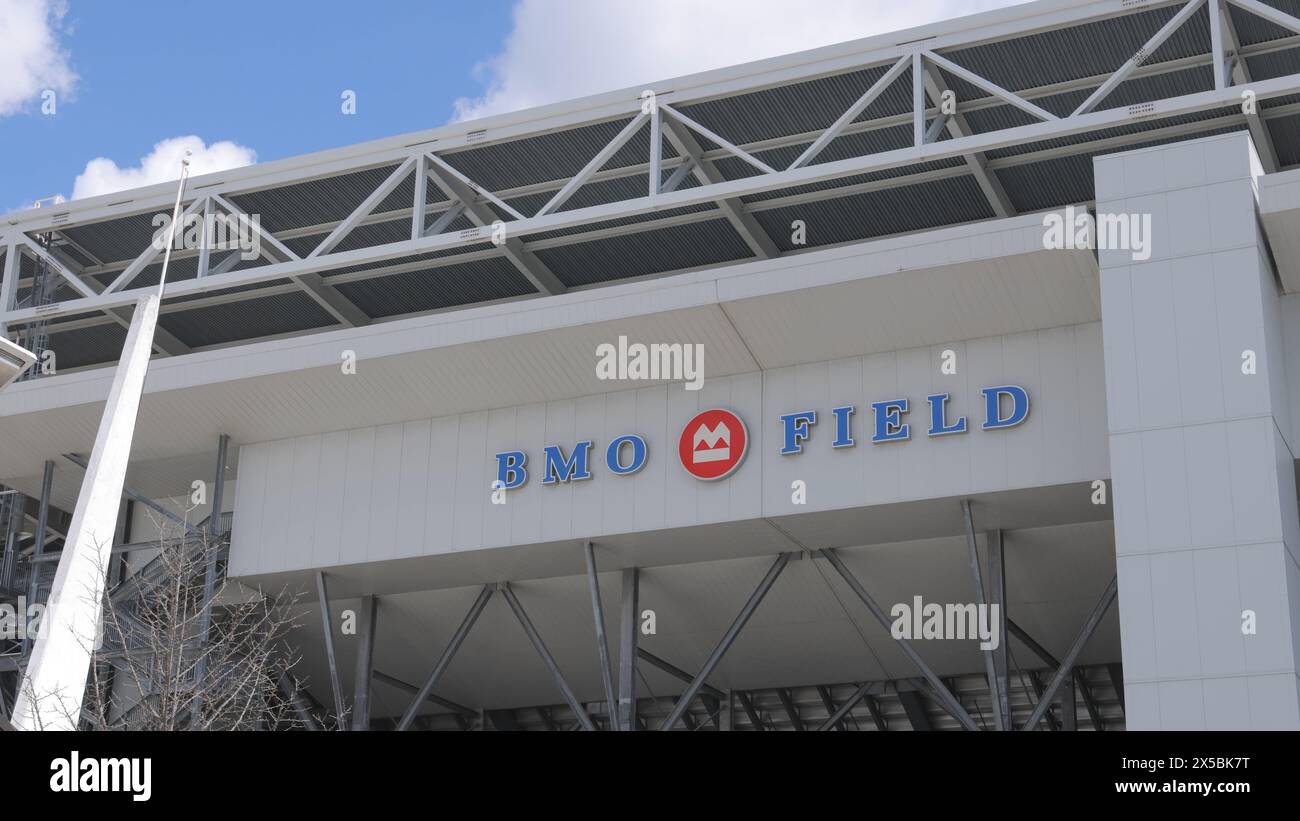 BMO Field Stadium, Heimstadion der Fußballmannschaft FC Toronto - TORONTO, KANADA - 15. APRIL 2024 Stockfoto