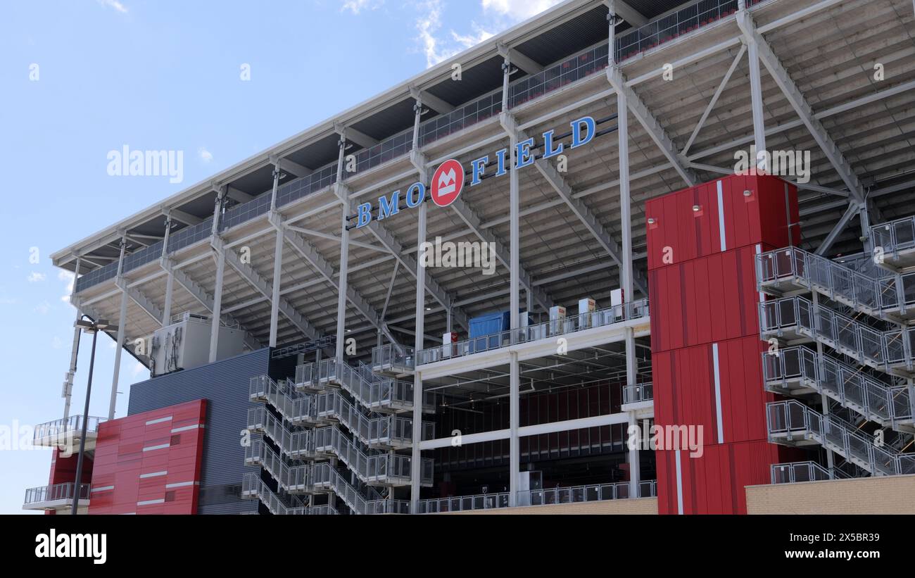 BMO Field Stadium, Heimstadion der Fußballmannschaft FC Toronto - TORONTO, KANADA - 15. APRIL 2024 Stockfoto