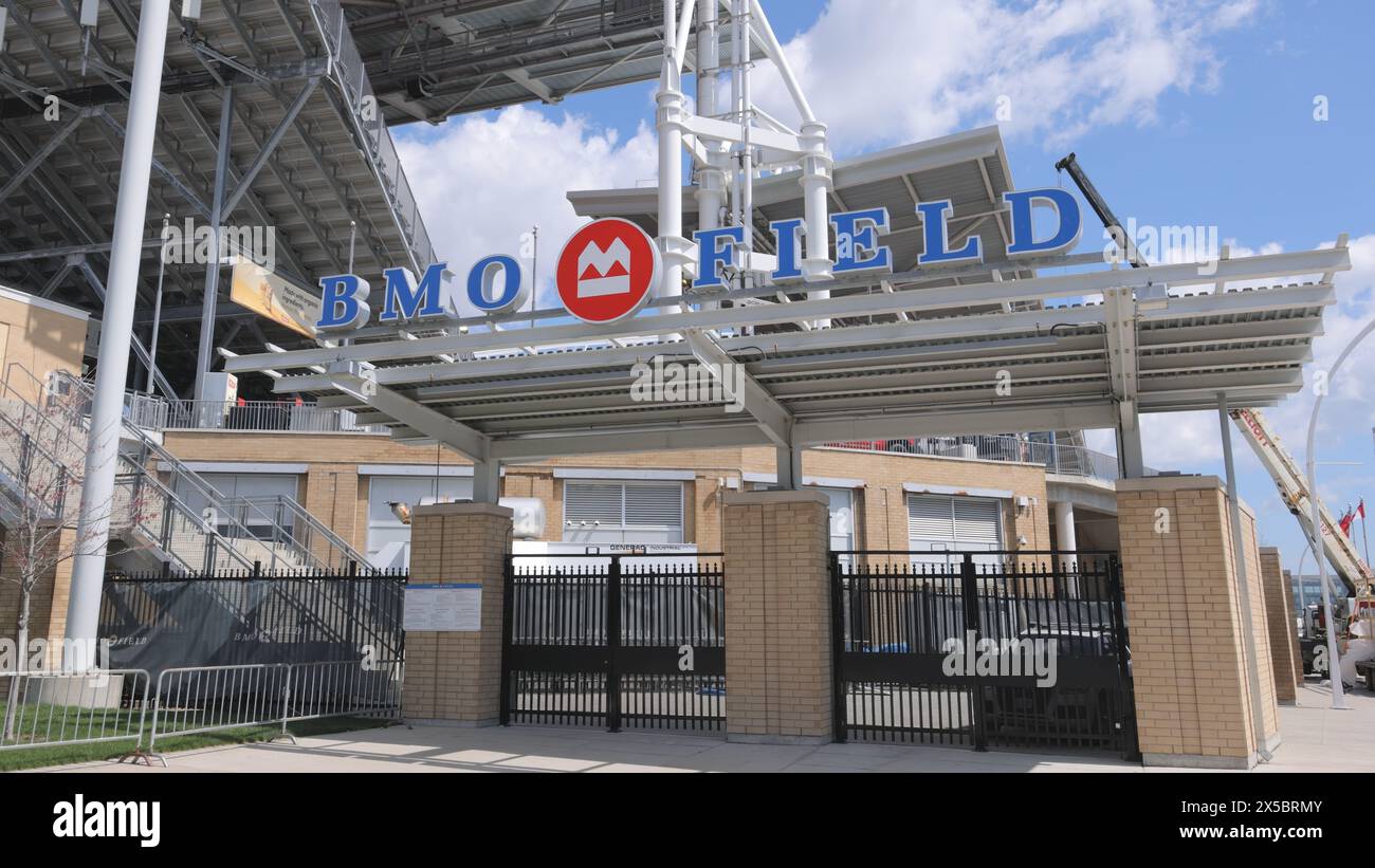 BMO Field Stadium, Heimstadion der Fußballmannschaft FC Toronto - TORONTO, KANADA - 15. APRIL 2024 Stockfoto