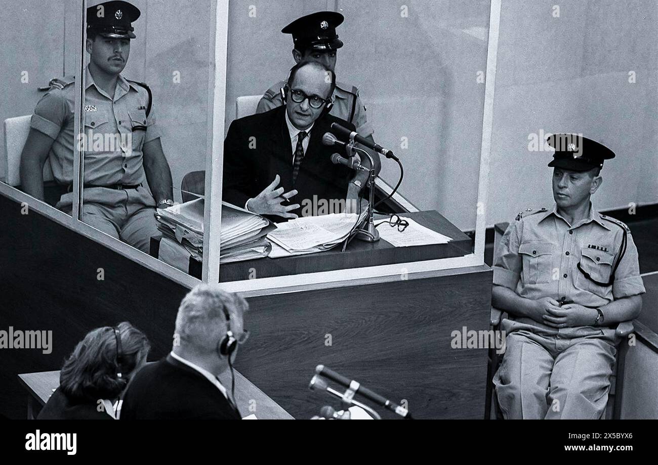 Adolf Eichmann war ein großer Organisator des Holocaust Stockfoto