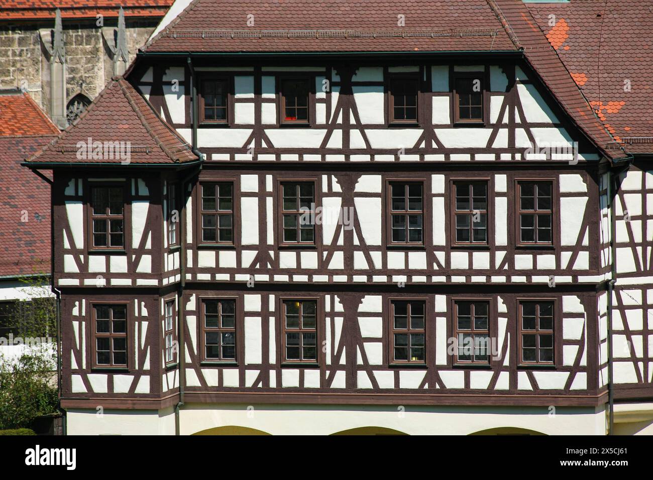 Residenzschloss Urach, spätmittelalterliches Schloss, Geburtsort des Grafen Eberhard Bart, erster Herzog von Württemberg, aristokratische Residenz, historisch Stockfoto