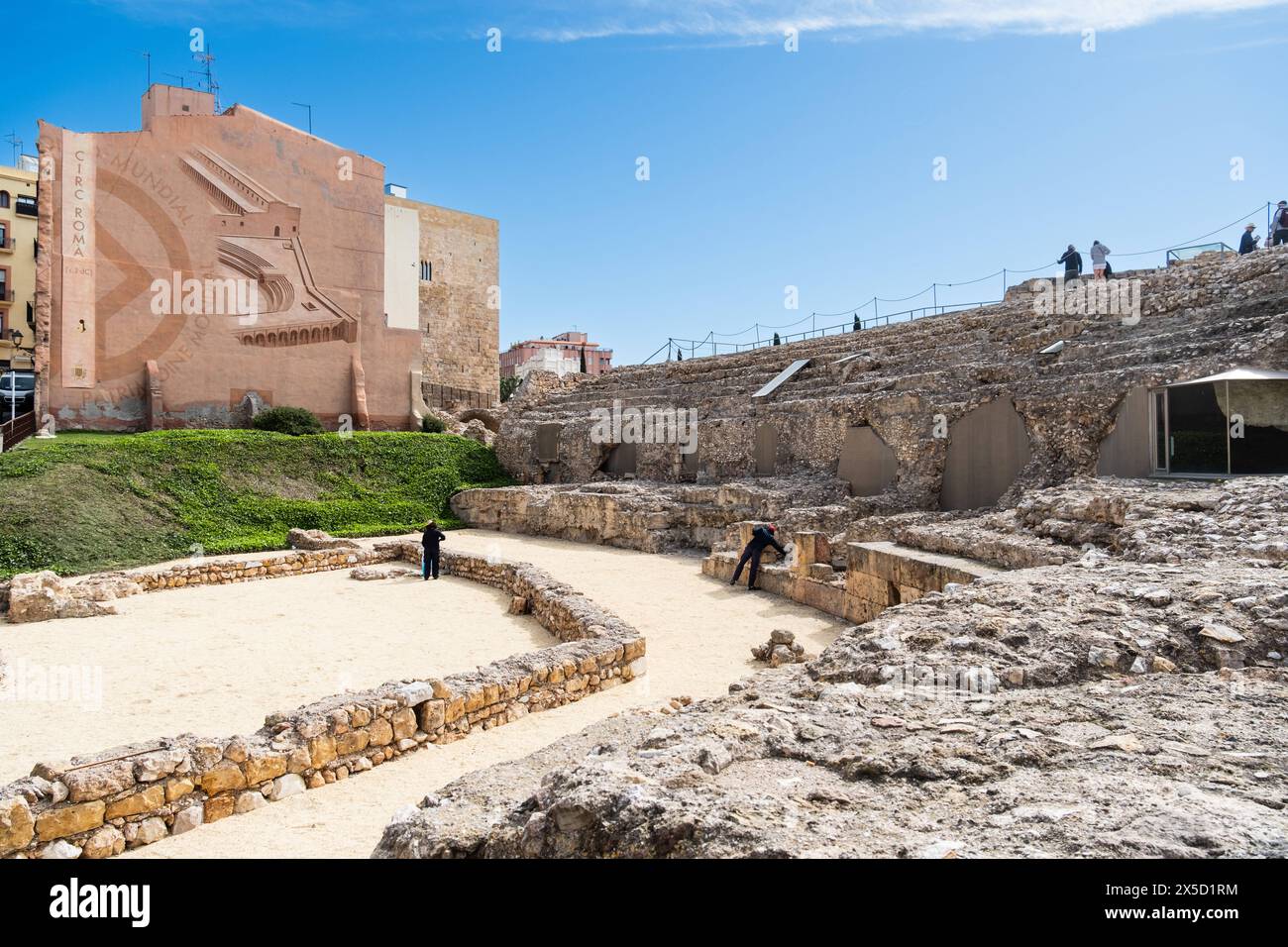 Der Circo romano de Tarraco, UNESCO Welterbe in Tarragona, Spanien Tarragona Katalonien Spanien *** der Circo romano de Tarraco, UNESCO-Weltkulturerbe Stockfoto