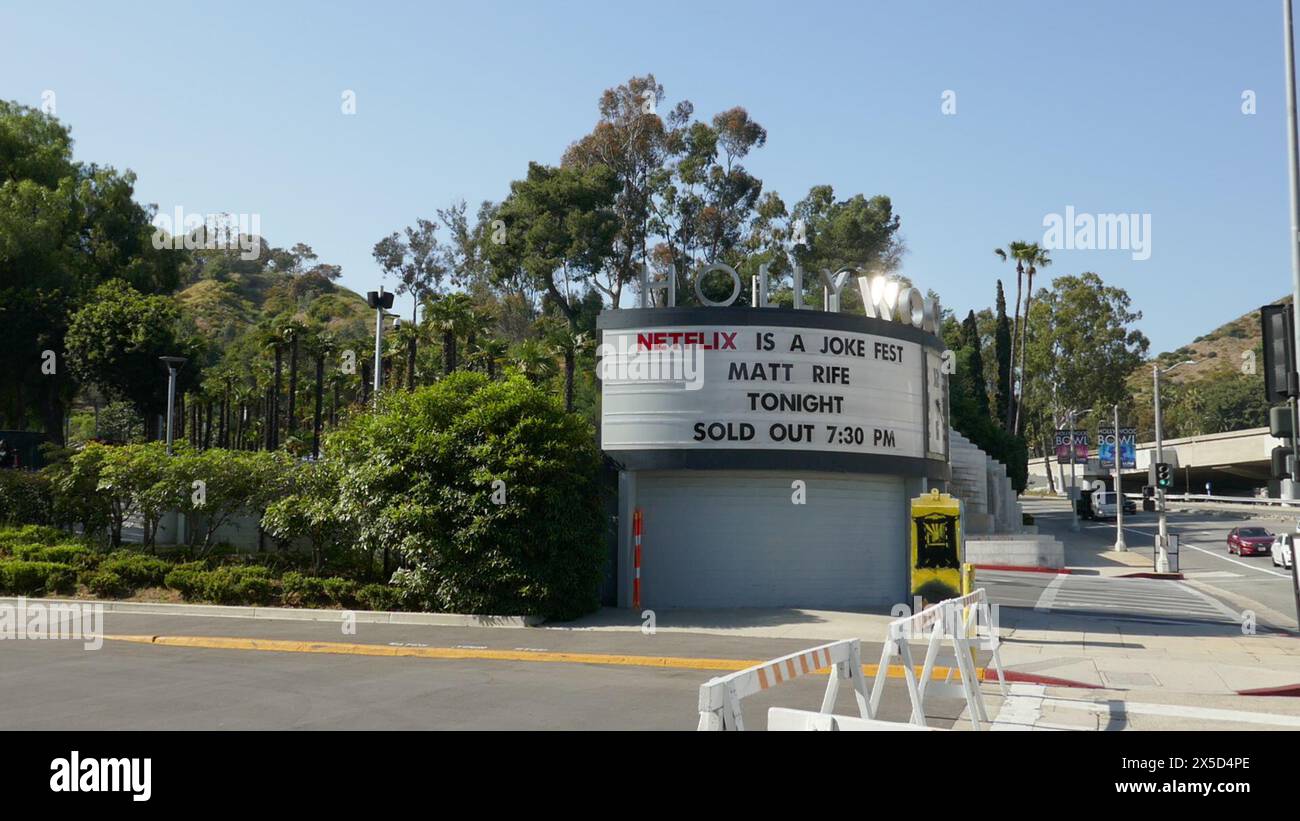 Mai 2024 Matt Rife Netflix ist Ein Witz Comedy fest Marquee am Hollywood Bowl am 8. Mai 2024 in Los Angeles, Kalifornien. Foto: Barry King/Alamy Stock Photo Stockfoto