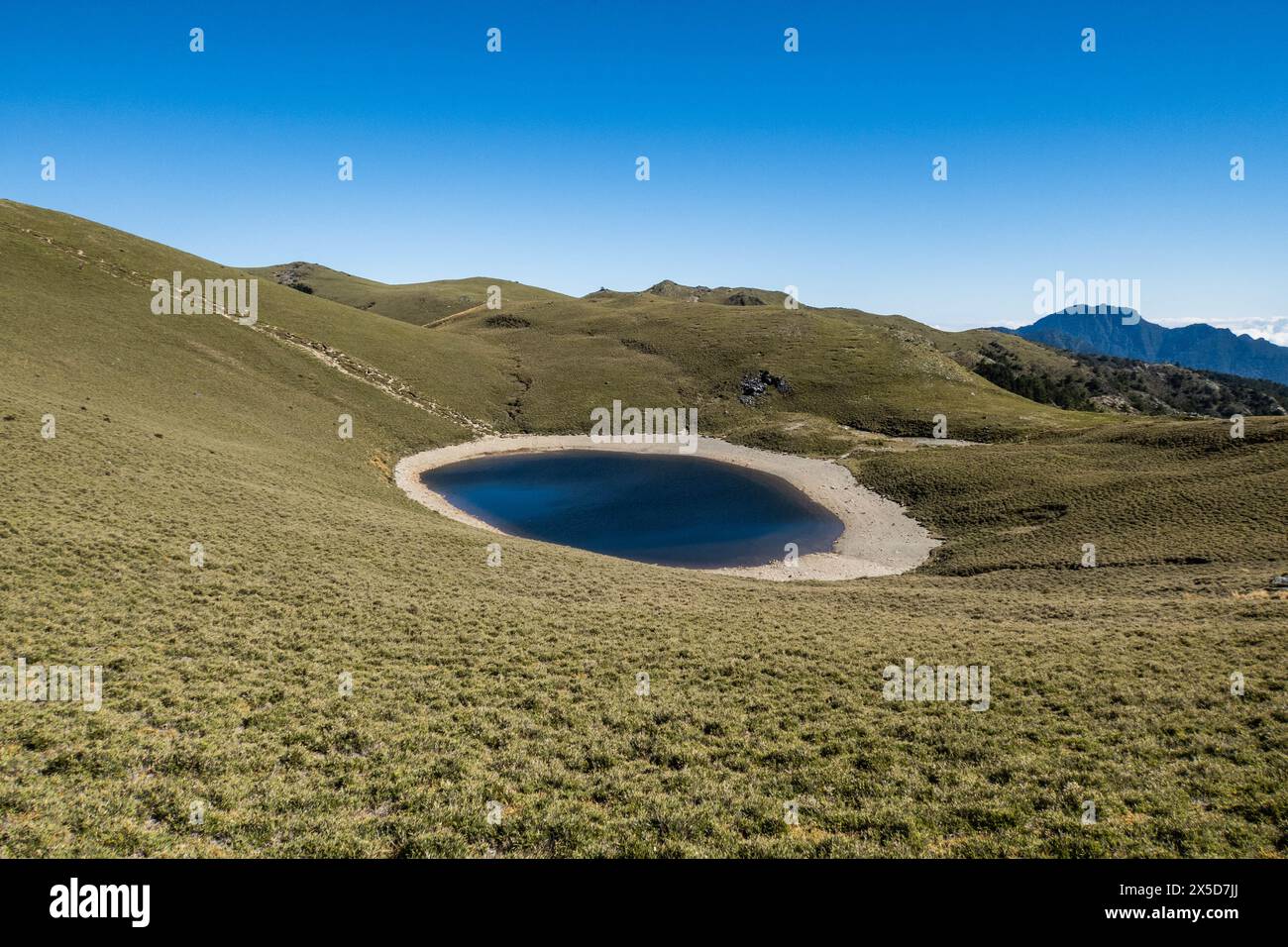 Der wunderschöne alpine Jiaming Lake, Taitung, Taiwan Stockfoto
