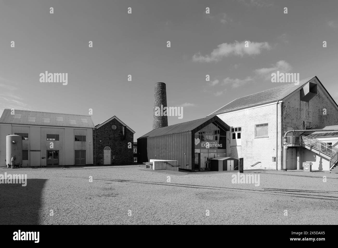 HEARTLANDS POOL CAMBORNE WELTKULTURERBE BERGBAU MOTORENHAUS Stockfoto