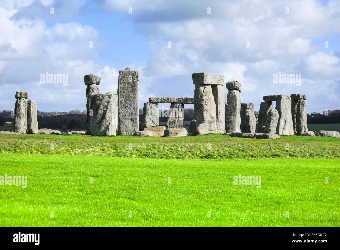 Salisbury, England – 30. März 2024: Stonehenge, The Prehistoric Megalithic Structure on Salisbury Plain Stockfoto
