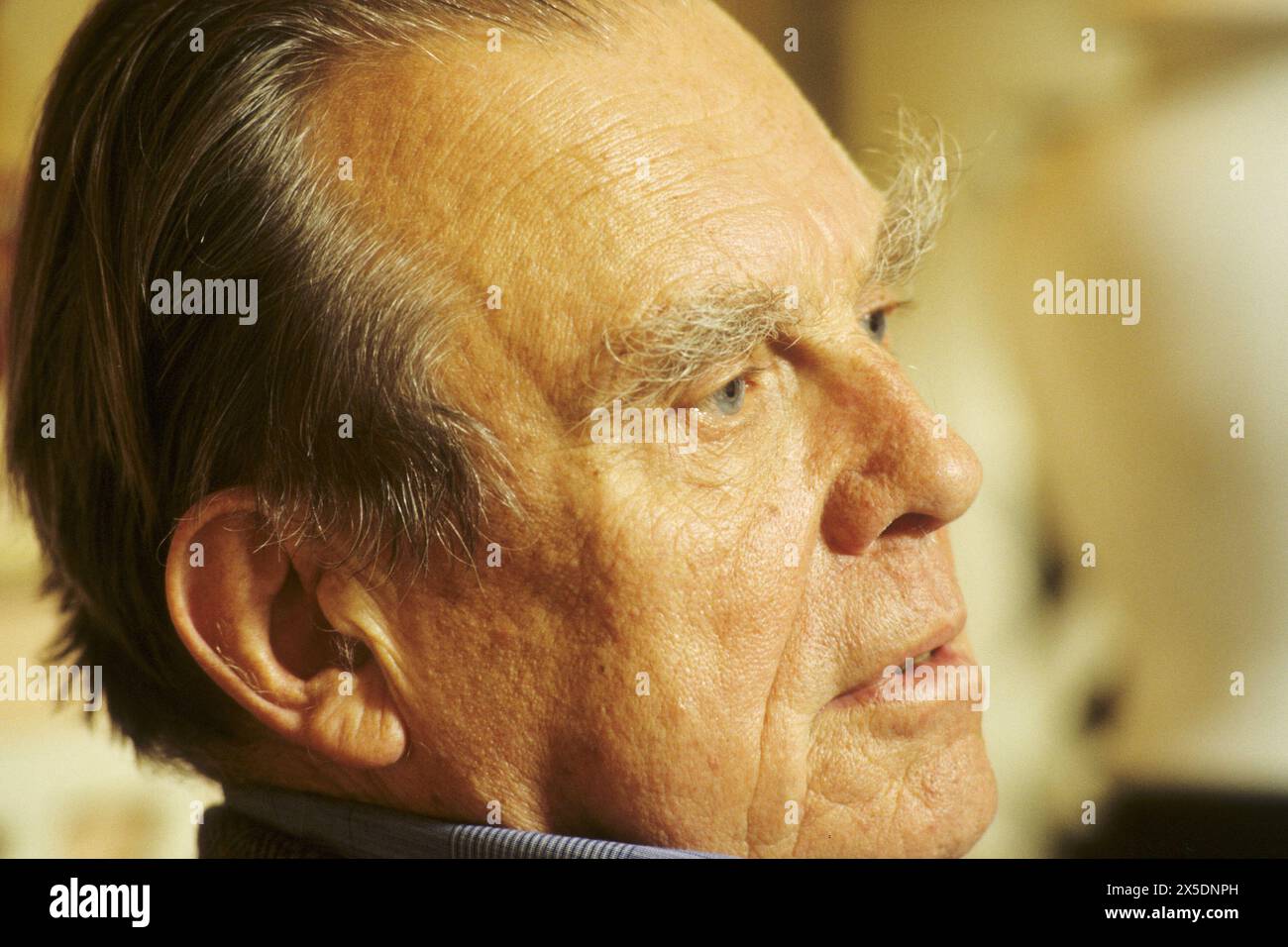 Czeslaw MILOSZ - Datum : 19891001 ©John Foley/Opale.Photo Stockfoto