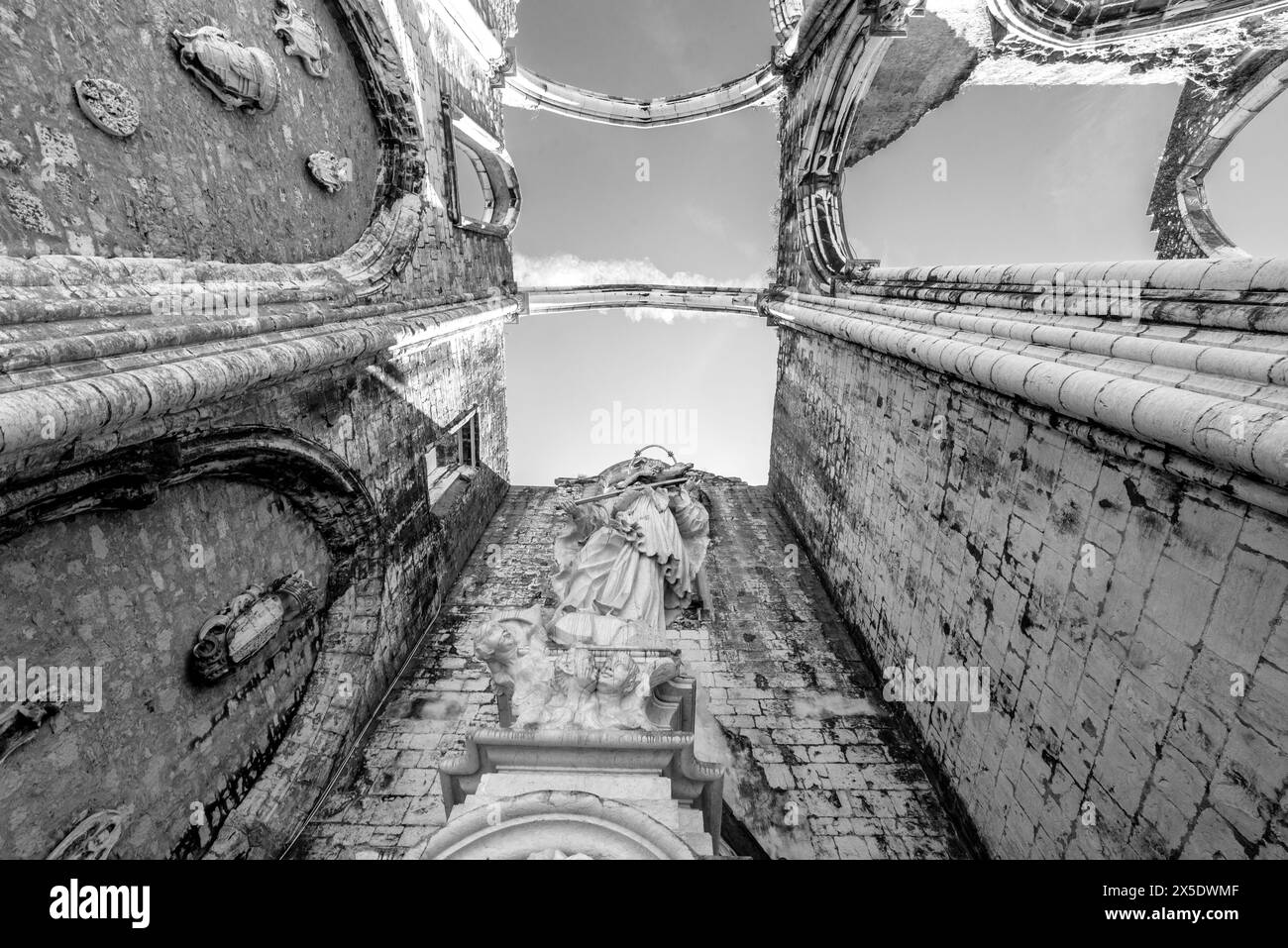 Kloster Carmo, Lissabon, Lisboa, Portugal Stockfoto