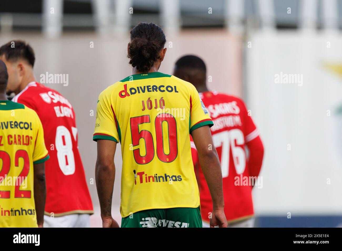 Jojo während des Liga Portugal 2 Spiels zwischen SL Benfica B und Pacos de Ferreira auf dem Benfica Campus, Seixal, Lissabon, Portugal. (Maciej Rogowski) Stockfoto