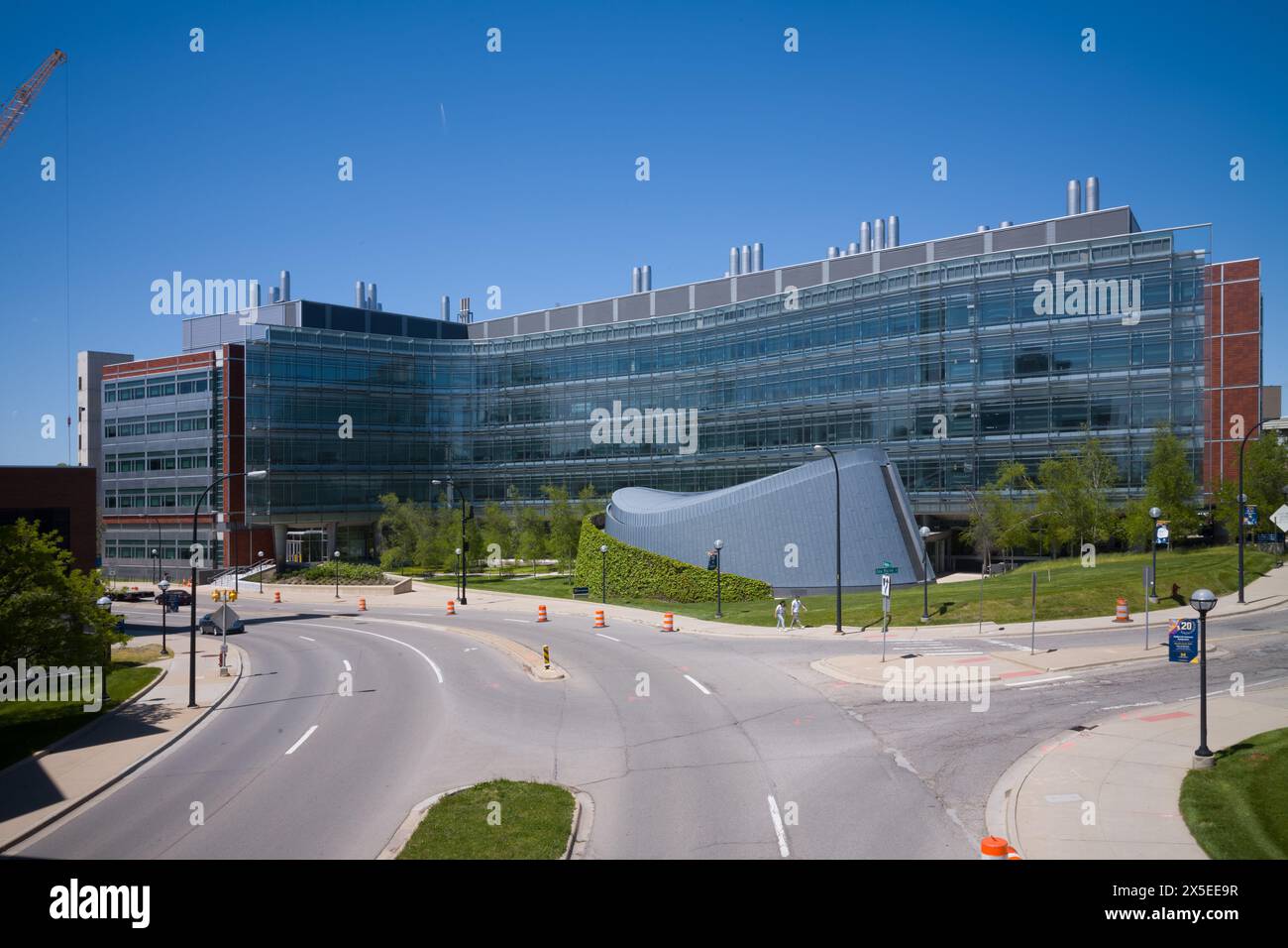 Das Biomedical Research Building an der University of Michigan, Ann Arbor Michigan USA Stockfoto