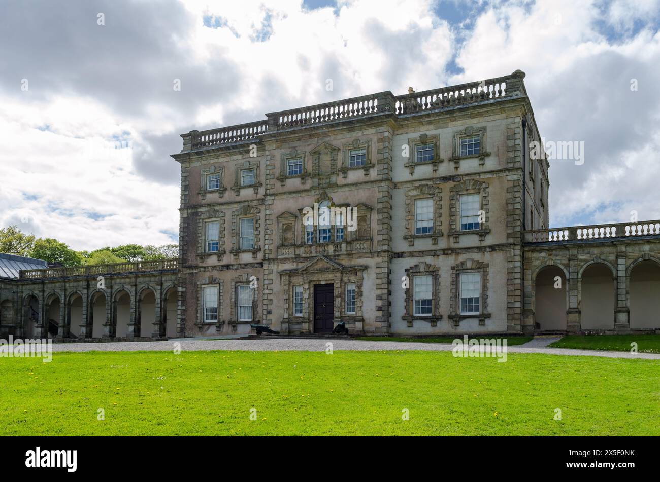 Enniskillen, County Fermanagh Nordirland 1. Mai 2024 - Florencecourt House ist ein atemberaubendes Haus aus dem 18. Jahrhundert auf einem wunderschönen Gelände. Stockfoto