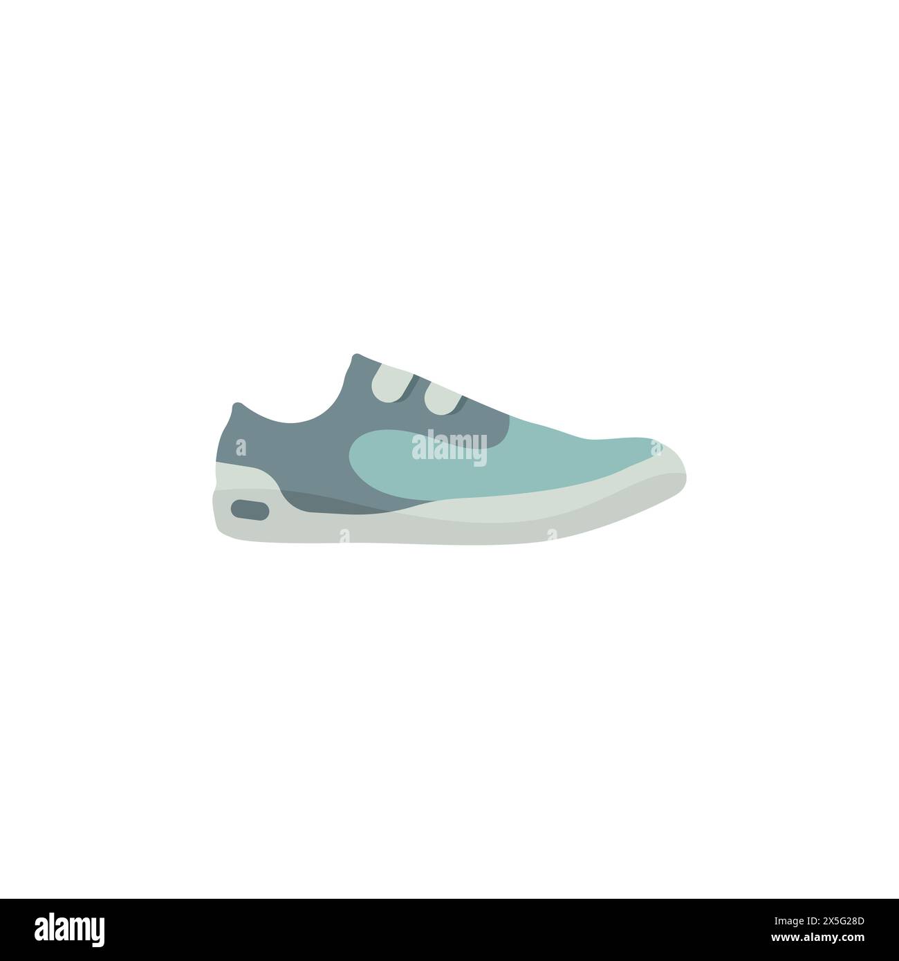 Schuhe mit stylischem Logo. Sport Converse Vektor. Symbol läuft. Sneaker-Symbol auf weißem Hintergrund. Vektorabbildung. Stock Vektor