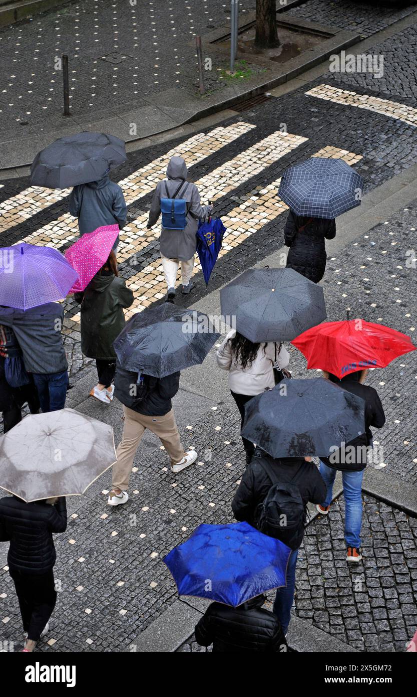 Regen, Tag, Porto, Portugal, Europa Stockfoto