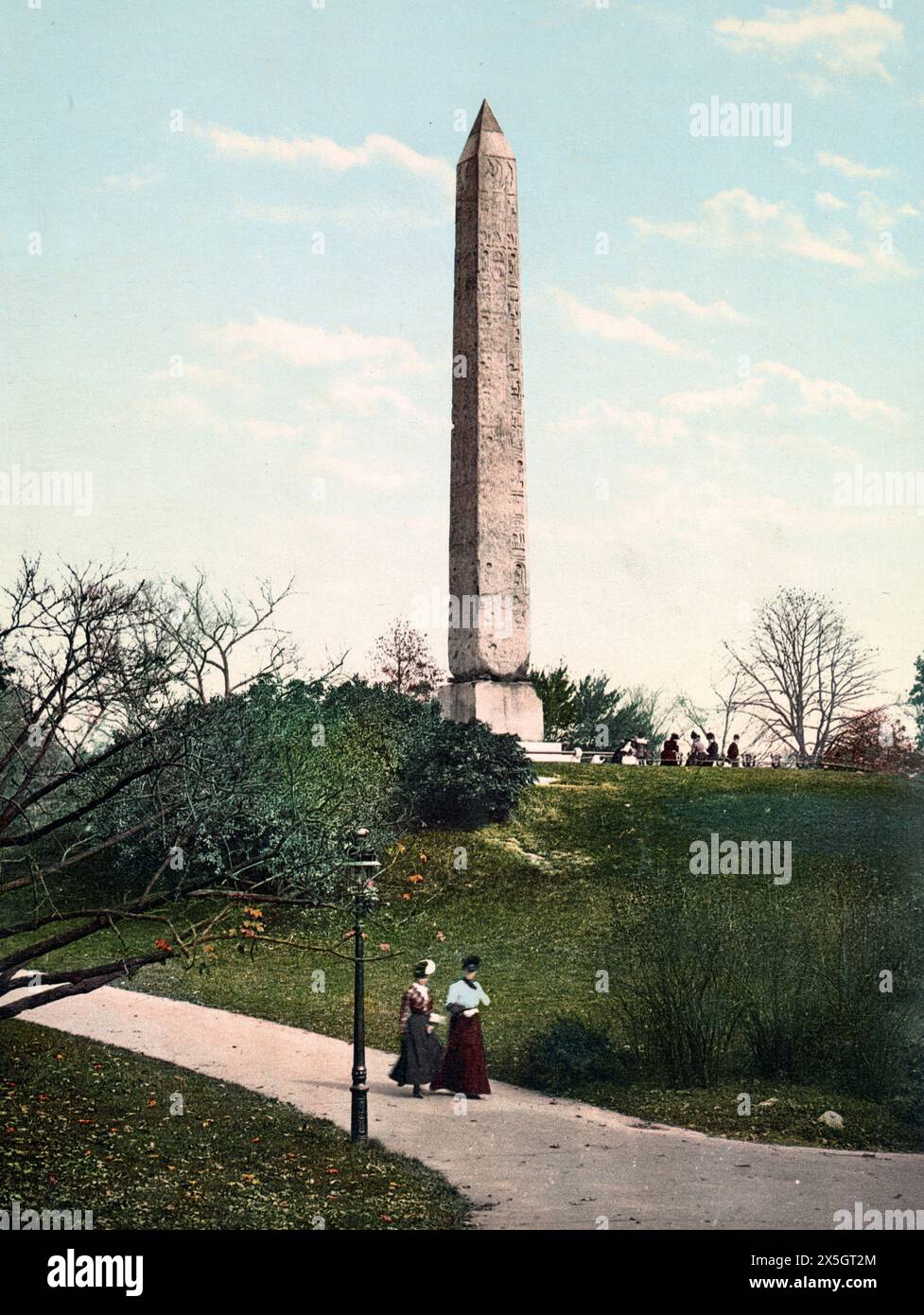 The Obelisk, Central Park, New York City, 1901 Stockfoto