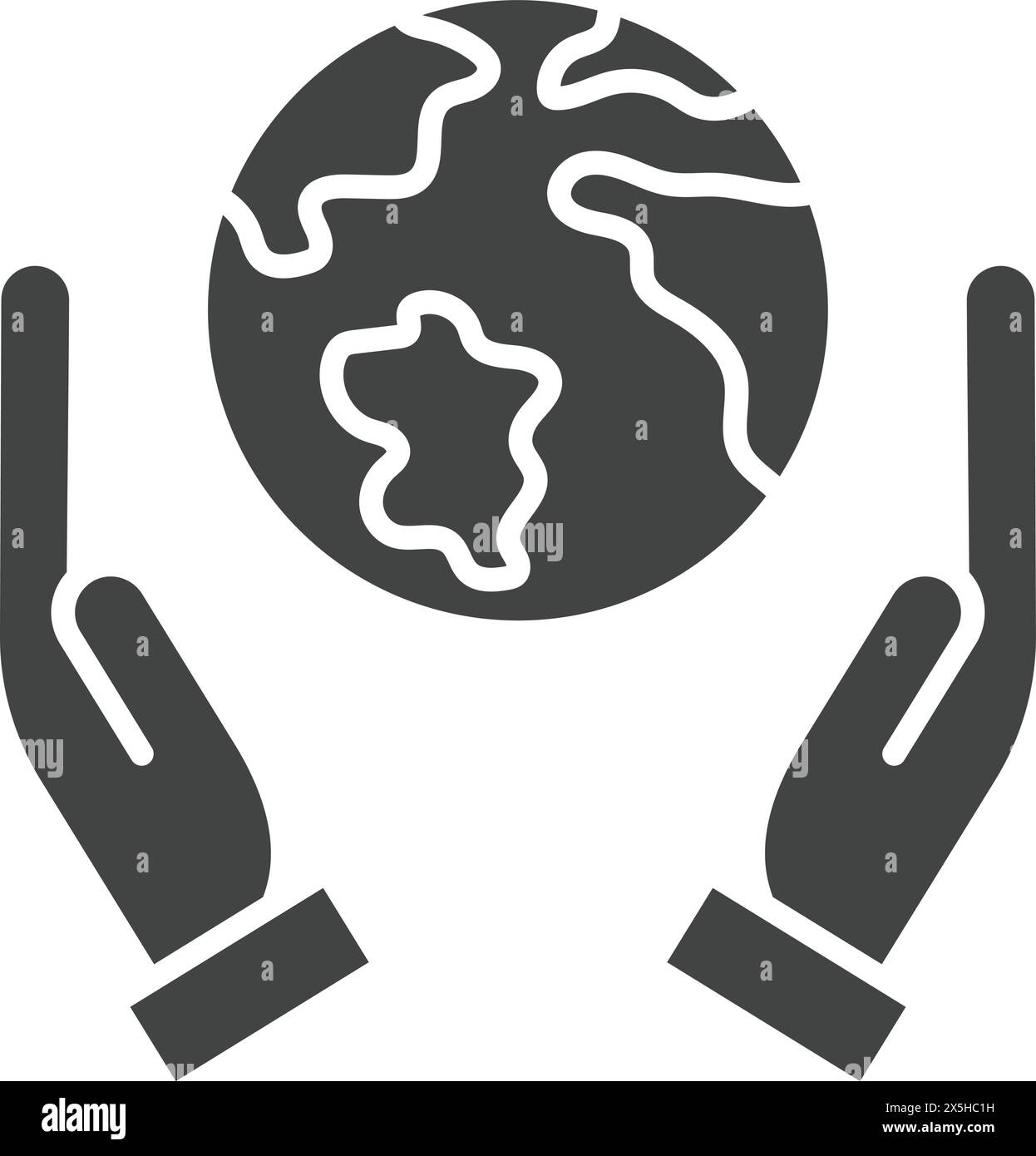 Vektorbild des Symbols „Tag der Erde“. Geeignet für mobile Anwendungen, Webanwendungen und Printmedien. Stock Vektor