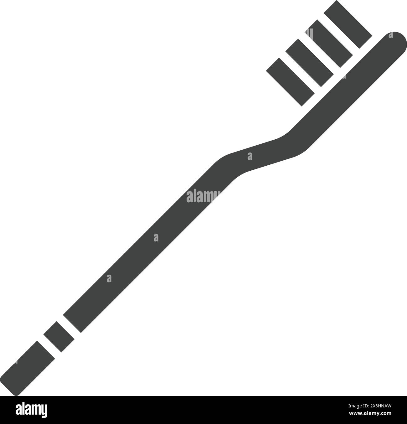 Vektorbild des Zahnbürstensymbols. Geeignet für mobile Anwendungen, Webanwendungen und Printmedien. Stock Vektor