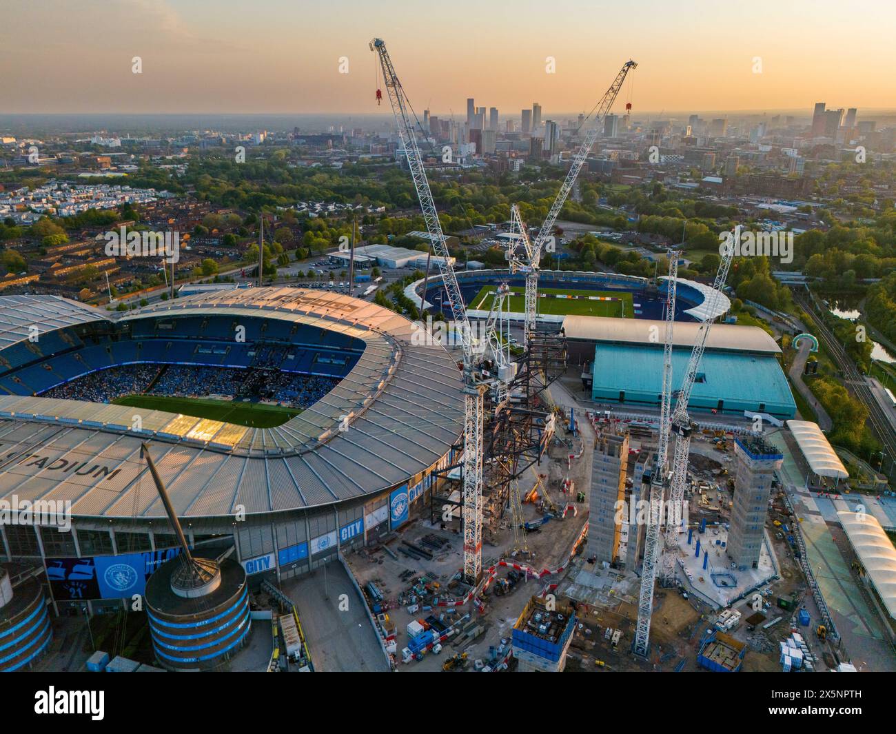Etihad-Stadion, Manchester Stockfoto