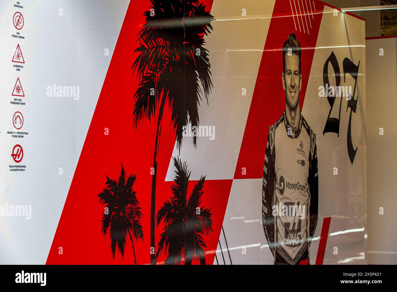Haas F1 Team während FORMEL 1 KRYPTO. COM MIAMI GRAND PRIX, Miami International Autodrome, Miami, FL, USA Stockfoto