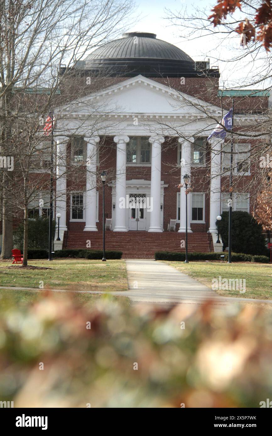 University of Lynchburg (ehemaliges Lynchburg College) in Lynchburg, Virginia, USA. Hopwood Hall , B. 1909. Stockfoto