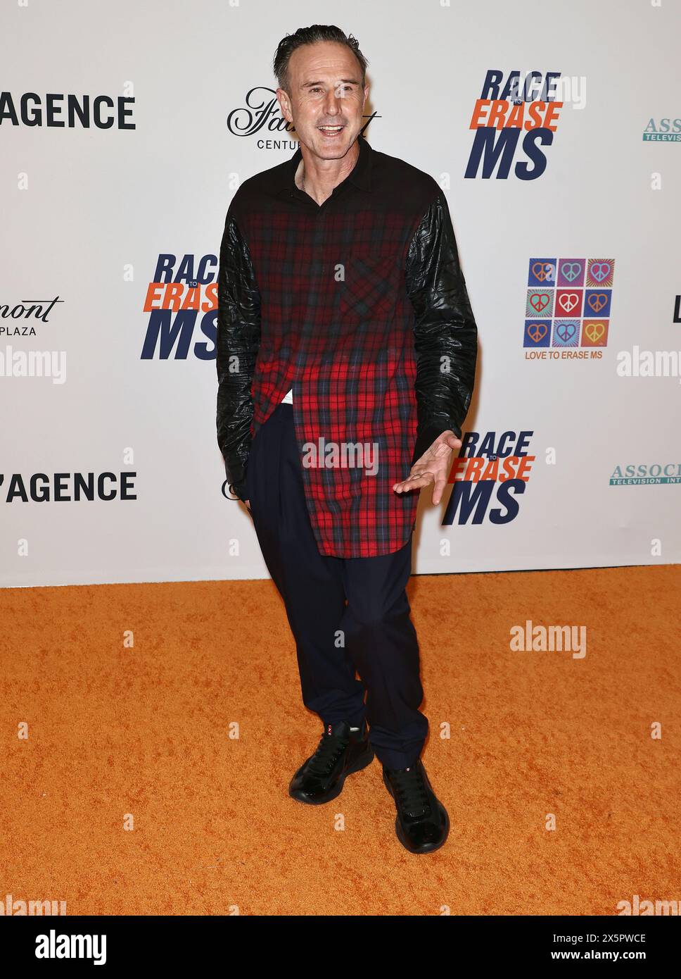Century City, USA. Mai 2024. David Arquette kommt am Freitag, den 10. Mai 2024 auf dem Fairmont Century Plaza in Century City, CA, zum 31. Jährlichen Rennen zum Erasen der MS Gala. (Foto: Juan Pablo Rico/SIPA USA) Credit: SIPA USA/Alamy Live News Stockfoto