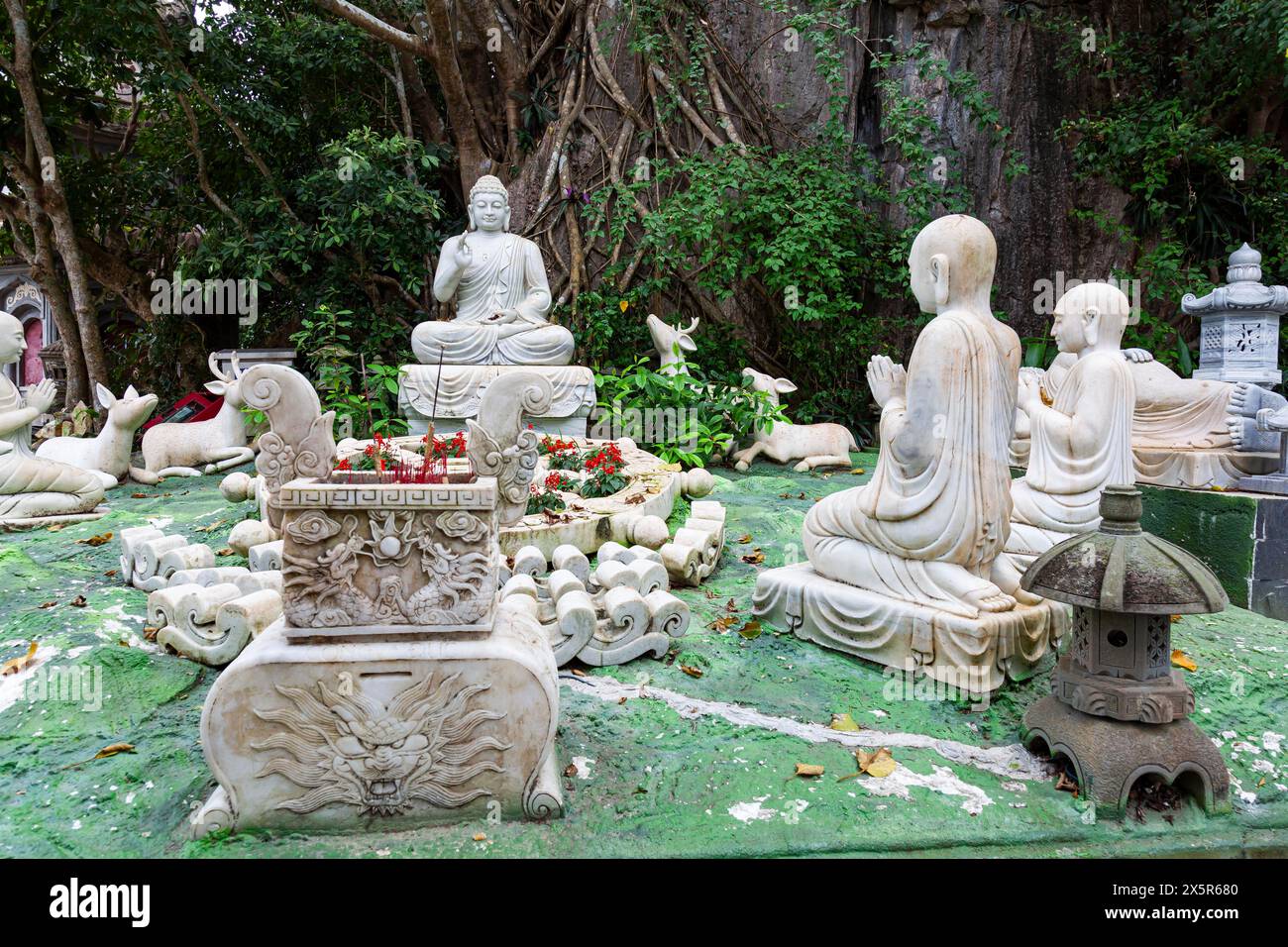 Buddha-Statue, Marmorberge, Hoi an, Vietnam, Vietnam Stockfoto