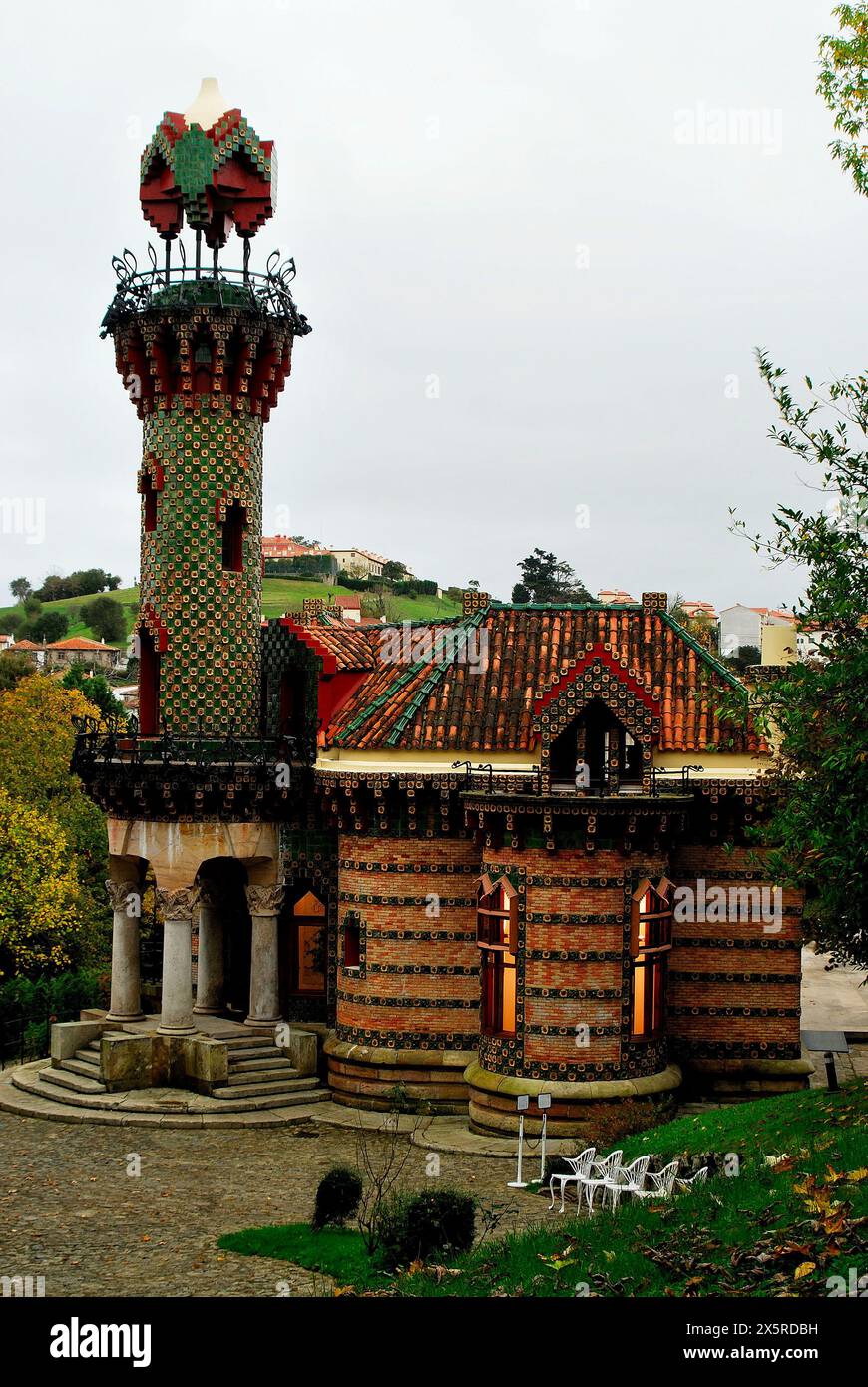 El Capricho de Gaudi aus Comillas, Kantabrien, Spanien Stockfoto