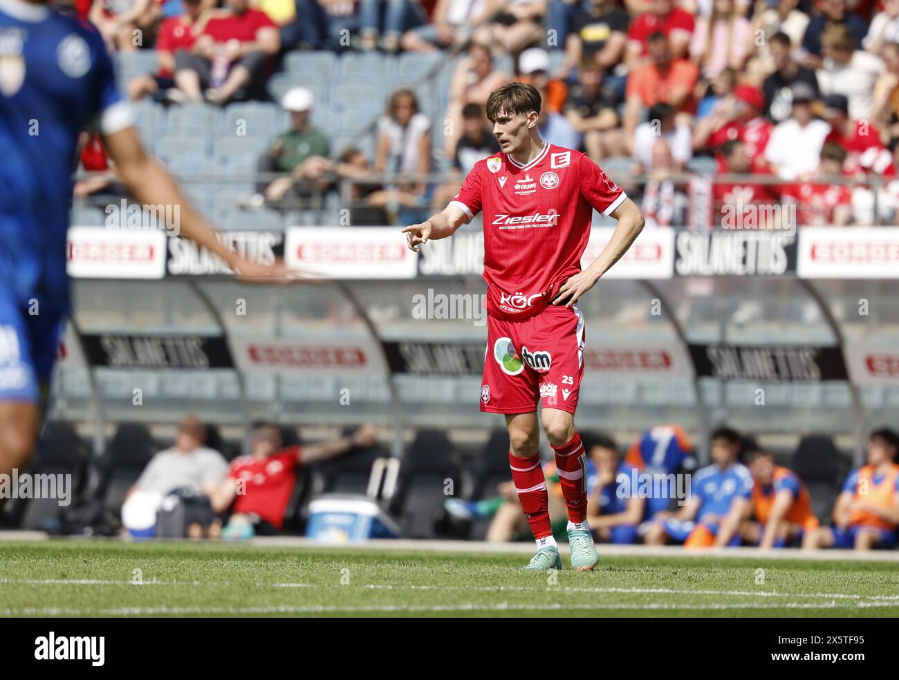 ABD0048 20240511 - GRAZ - ÖSTERREICH: Lenn Jastremski (GAK) während der Admiral zweite Liga-Begegnung/27. Runde zwischen GAK und SV Horn am Samstag 11. Mai 2024, in der Merkur Arena in Graz. - Foto: APA/ERWIN SCHERIAU - 20240511 PD3101 Credit: APA-PictureDesk/Alamy Live News Stockfoto