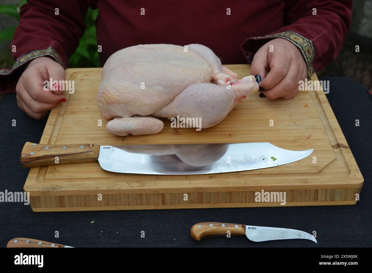 Messer aus der italienischen Rennaissance-Küche Stockfoto