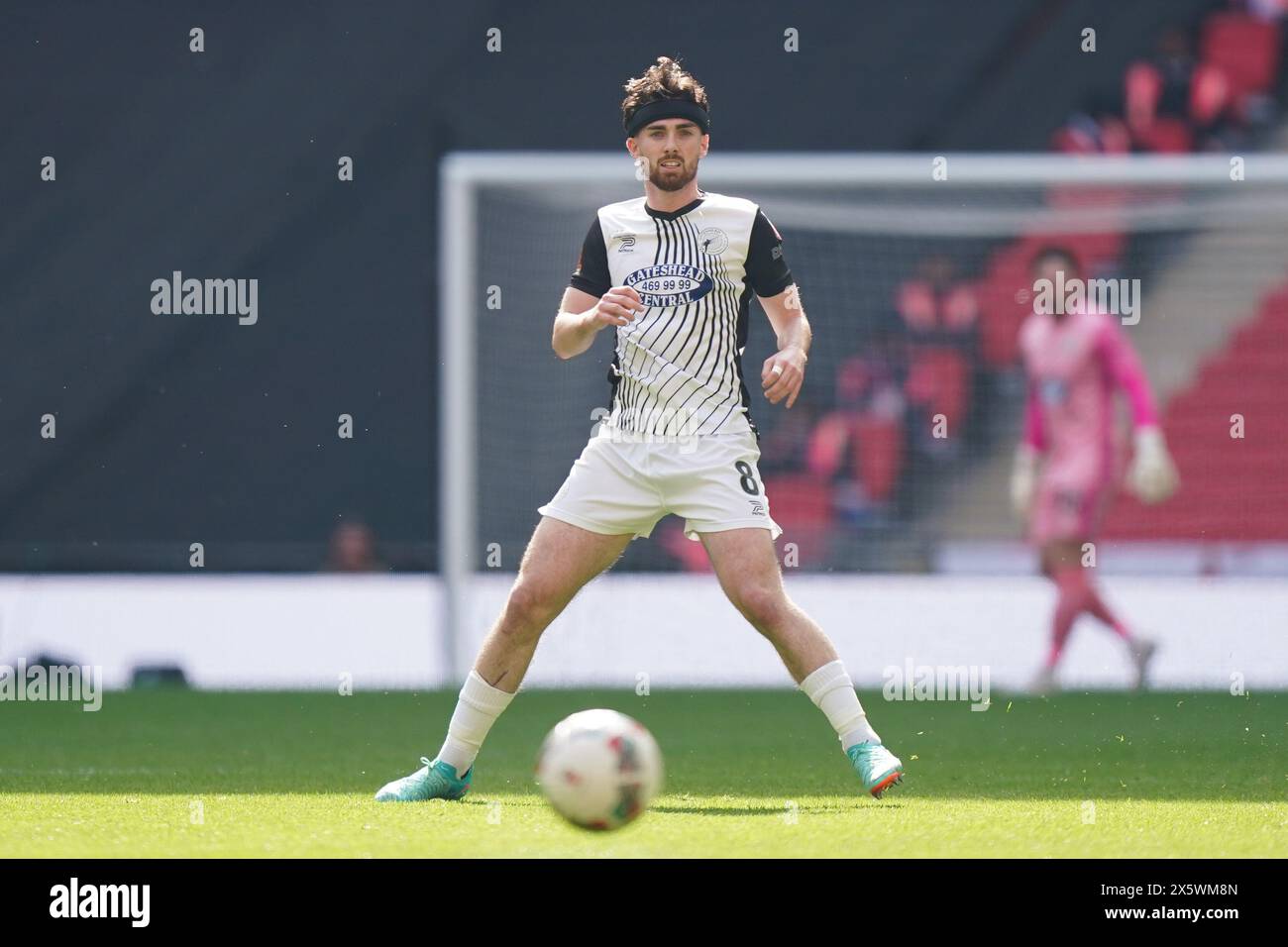 London, Großbritannien. Mai 2024. Ed Francis of Gateshead beim Gateshead FC V Solihull Moors FC FA Trophy Final im Wembley Stadium, London, England, Vereinigtes Königreich am 11. Mai 2024 Credit: Every Second Media/Alamy Live News Stockfoto