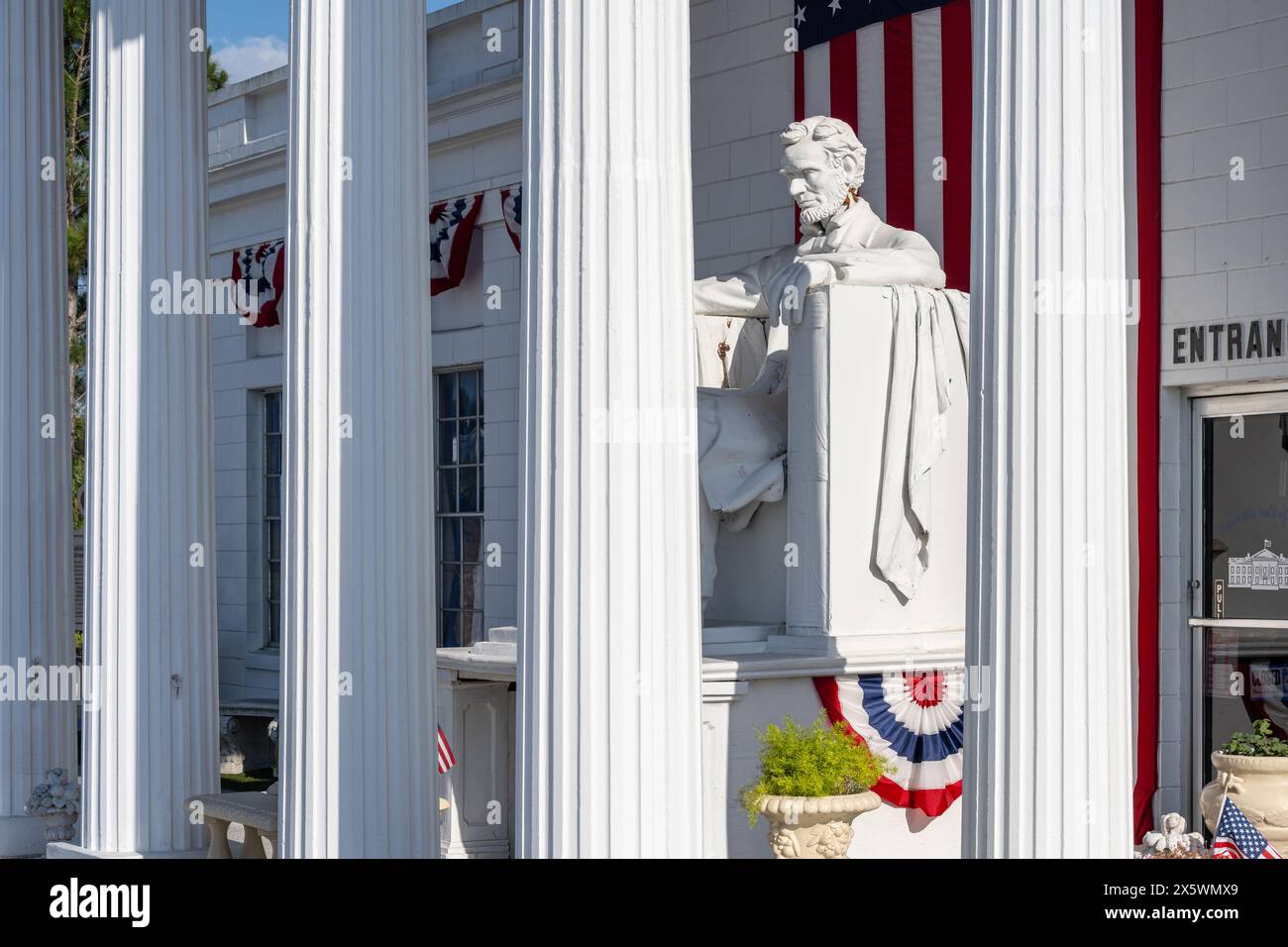 Die Presidents Hall of Fame, eine Attraktion am Straßenrand in Clermont, Florida. (USA) Stockfoto