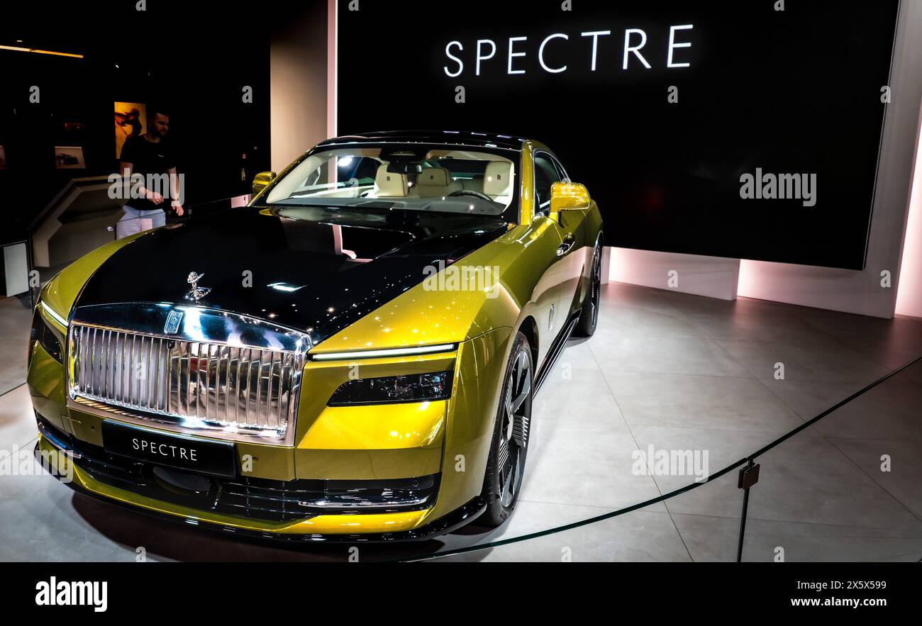 Rollt Royce Spectre Elektroauto Stockfoto