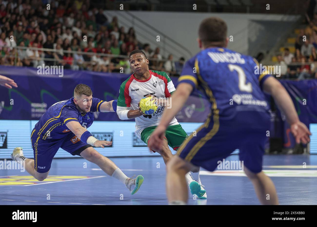 Guimarães, 05/2024 - A selecçaõ Nacional de Andebol AA de Portugal defrontou esta tarde no Pavilhão da Unidade Vimaranense a Seleção da Bósnia Herzgovina. Nazaré (ml Pereira/ira/Global Imagens) Credit: Atlantico Press/Alamy Live News Stockfoto