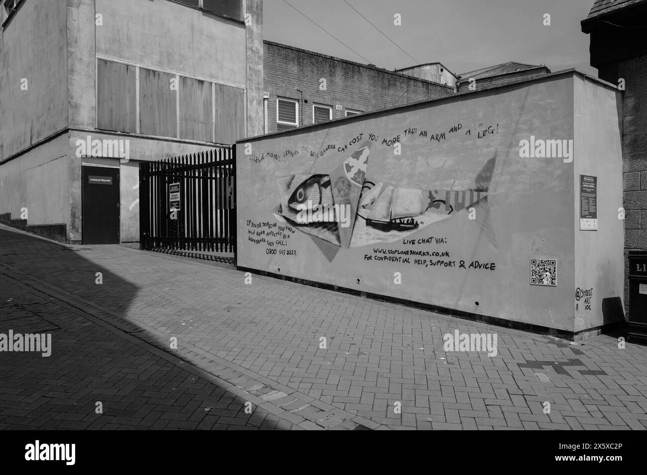 St Austell Cornish Town Cornwall Stockfoto