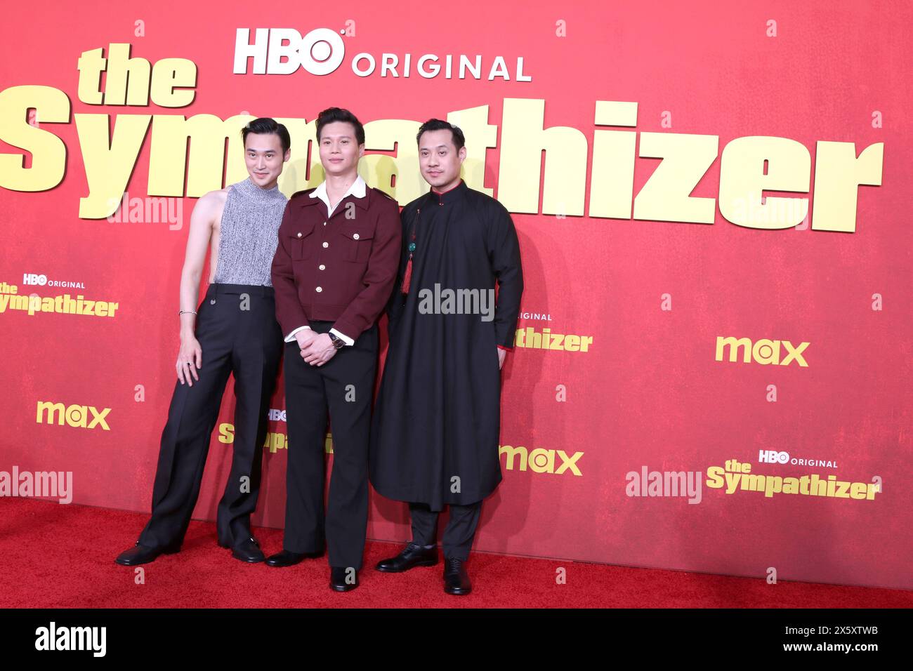The Sympathizer HBO Premiere Screening im Paramount Theater am 9. April 2024 in Los Angeles, KALIFORNIEN mit: Duy Nguyen, Hoa Xuande, Fred Nguyen Khan Where: Los Angeles, Kalifornien, Vereinigte Staaten Wann: 09 Apr 2024 Credit: Nicky Nelson/WENN Stockfoto