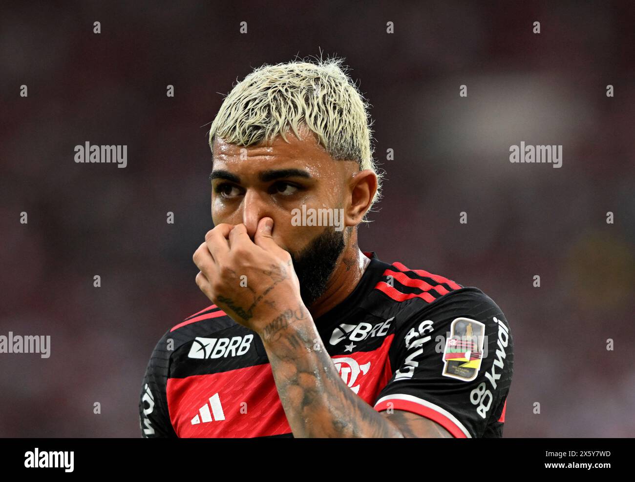 Rio de Janeiro, Brasilien 11. Mai 2024: Gabriel (Gabgol) von Flamengo während des Campeonato Brasileiro Fußballspiels zwischen Flamengo und Corinthians in t Stockfoto