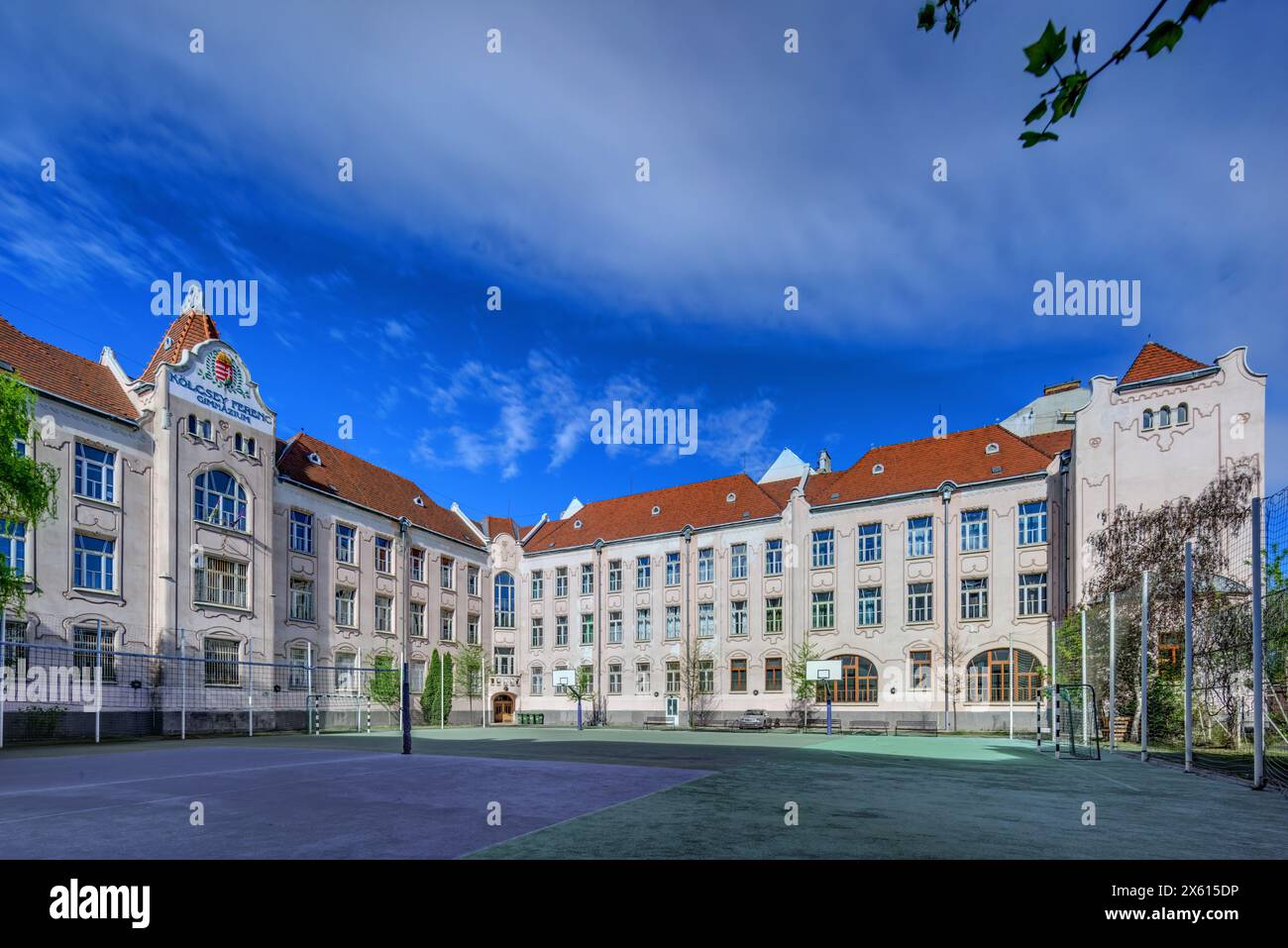 Budapest, Kölcsey Gymnasium, Albert Kalman Körössy 1906-1908 // Budapest, Kölcsey Gymnasium, Albert Kalman Körössy 1906-1908 Stockfoto