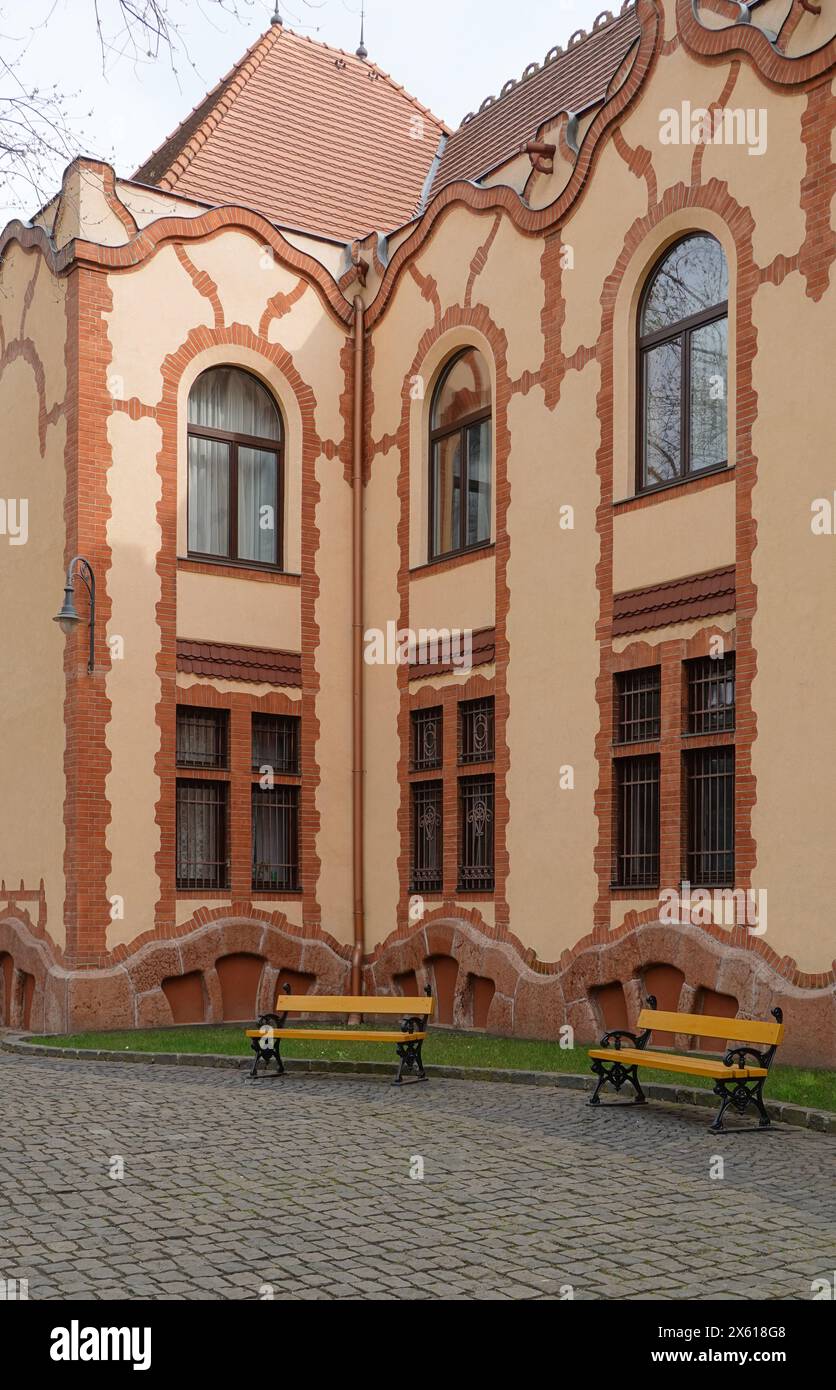 Budapest, Rathaus des XX. Bezirks, Henrik Böhm, Armin Hegedüs 1906 // Budapest, Rathaus XX. Bezirk, Henrik Böhm, Armin Hegedüs 1906 Stockfoto