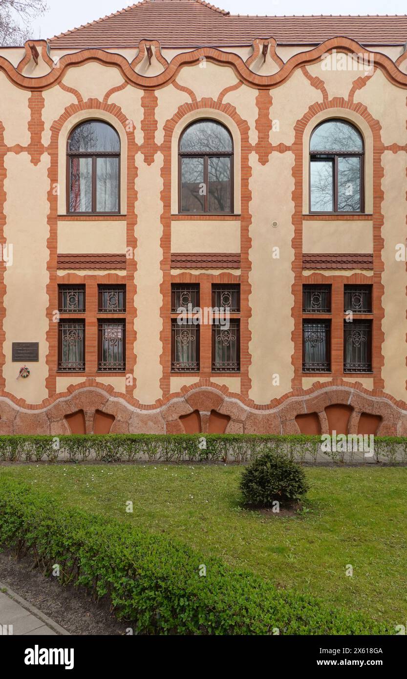 Budapest, Rathaus des XX. Bezirks, Henrik Böhm, Armin Hegedüs 1906 // Budapest, Rathaus XX. Bezirk, Henrik Böhm, Armin Hegedüs 1906 Stockfoto