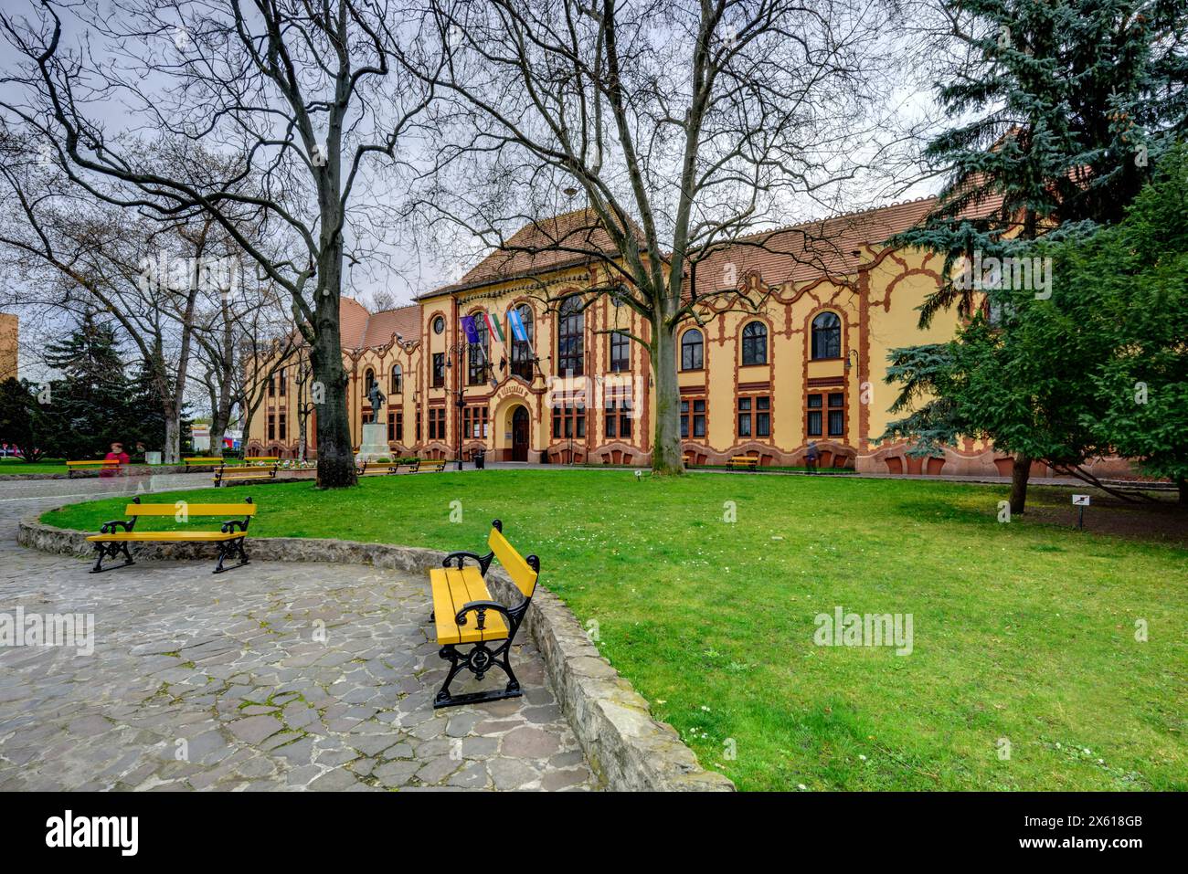 Budapest, Rathaus des XX. Bezirks, Henrik Böhm, Armin Hegedüs 1906 // Budapest, Rathaus XX. Bezirk, Henrik Böhm, Armin Hegedüs 1906 Stockfoto