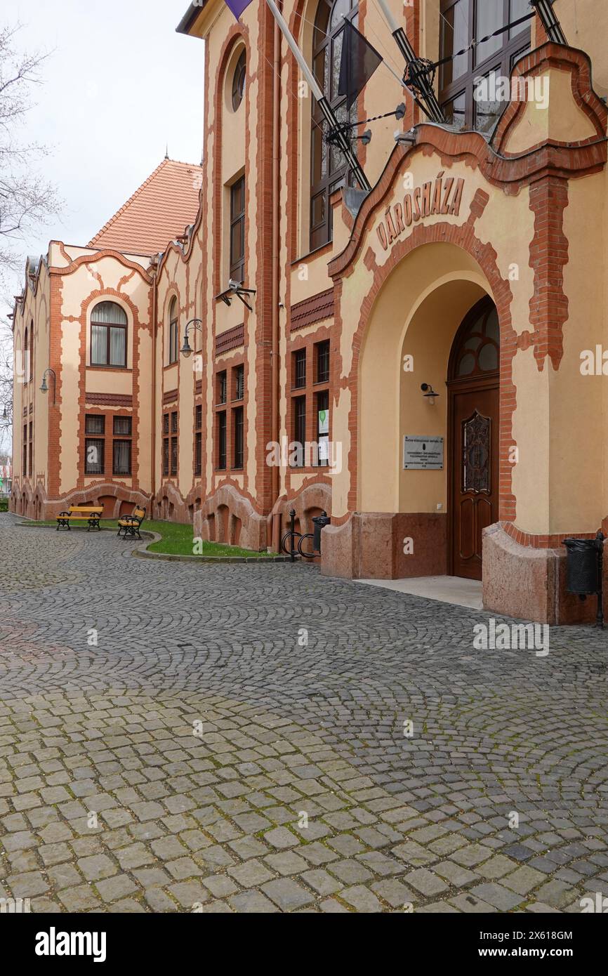 Budapest, Rathaus des XX. Bezirks, Henrik Böhm, Armin Hegedüs 1906 // Budapest, Rathaus XX. Bezirk, Henrik Böhm, Armin Hegedüs 1906 Stockfoto