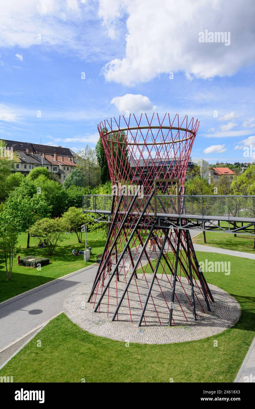 Budapest, Széllkapu Park, Millenáris Park // Budapest, Széllkapu Park, Millenáris Park Stockfoto