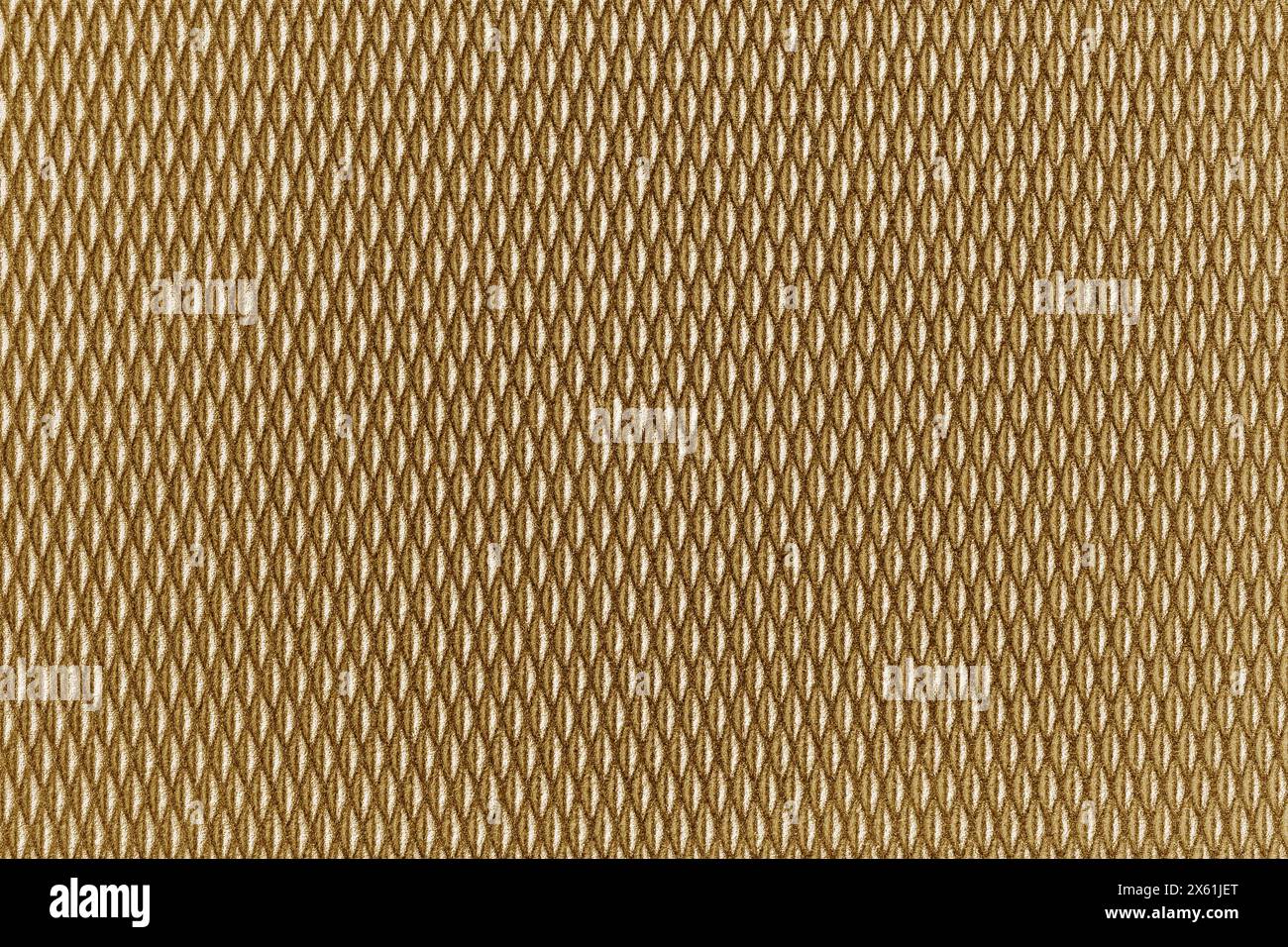 Abstrakter geometrischer Hintergrund aus glänzenden Körnern in goldener Farbe Stockfoto