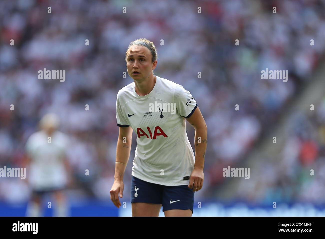 Wembley Stadium, London, Großbritannien. Mai 2024. FA Cup-Finale der Frauen, Manchester United gegen Tottenham Hotspur; Martha Thomas von Tottenham Hotspur Credit: Action Plus Sports/Alamy Live News Stockfoto