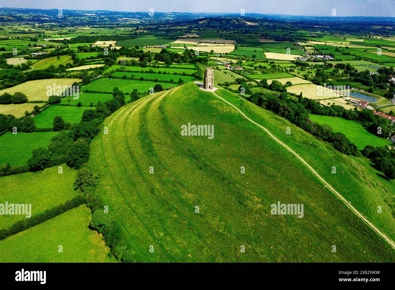 Glastonbury Tor Stockfoto