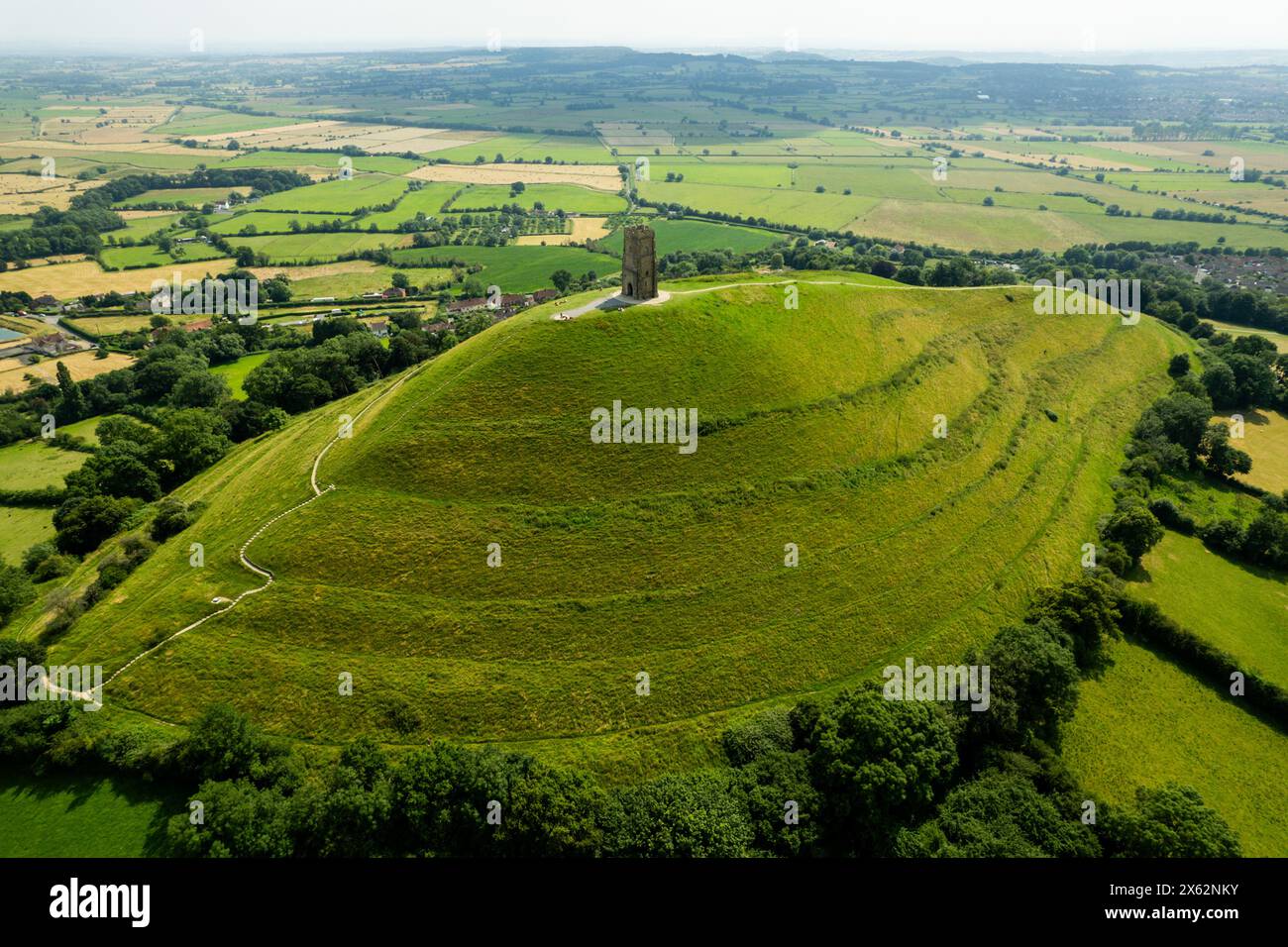 Glastonbury Tor Stockfoto