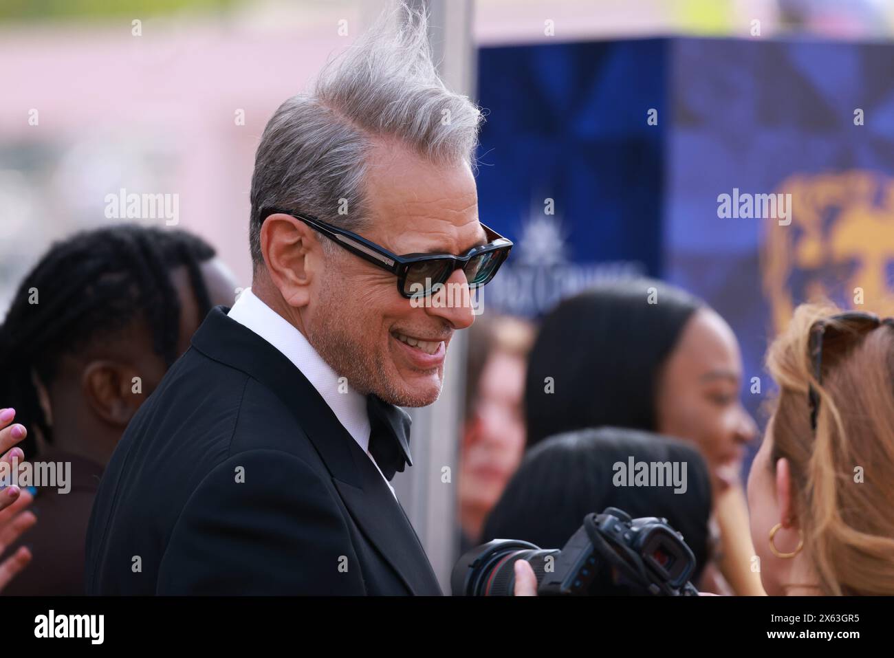 LONDON, ENGLAND – 12. MAI: Jeff Goldblum nimmt an den BAFTA Television Awards 2024 Teil Stockfoto