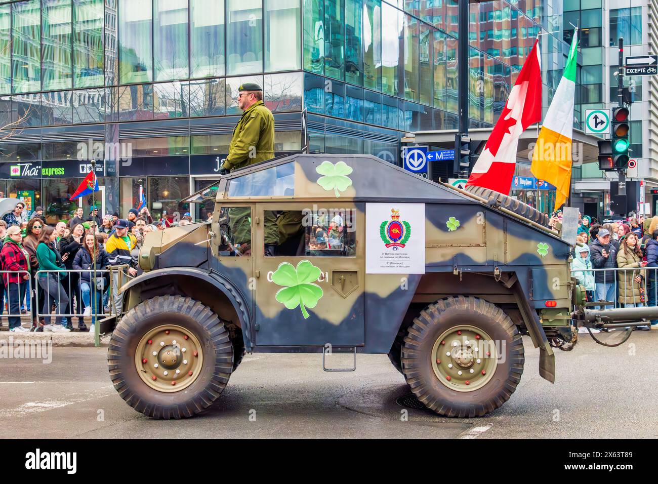 3. (Montreal) Field Battery of Artillery - Ausblicke Stockfoto