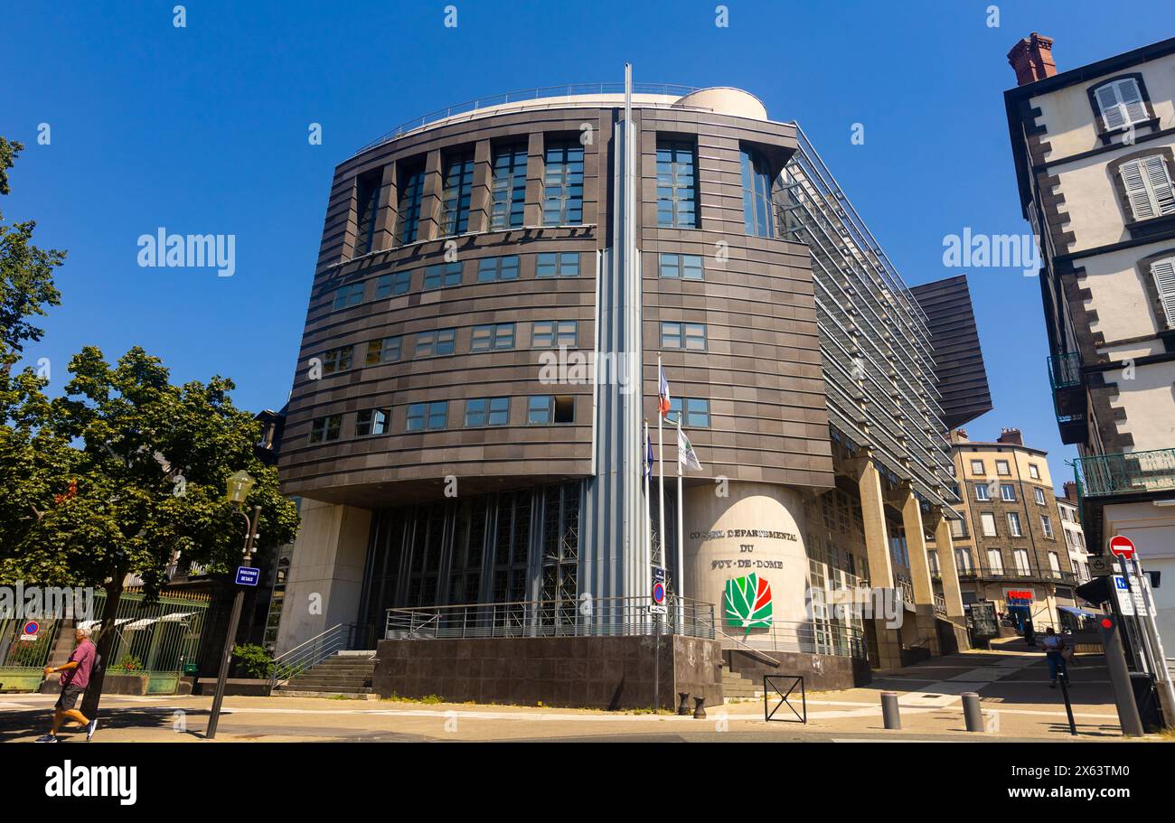 Departamental Council of Puy-de-Dome in Clermont-Ferrand Stockfoto